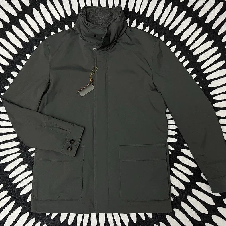 Loro Piana LORO PIANA Gray double-sided traveler/boater jacket Size US M / EU 48-50 / 2 - 3 Thumbnail