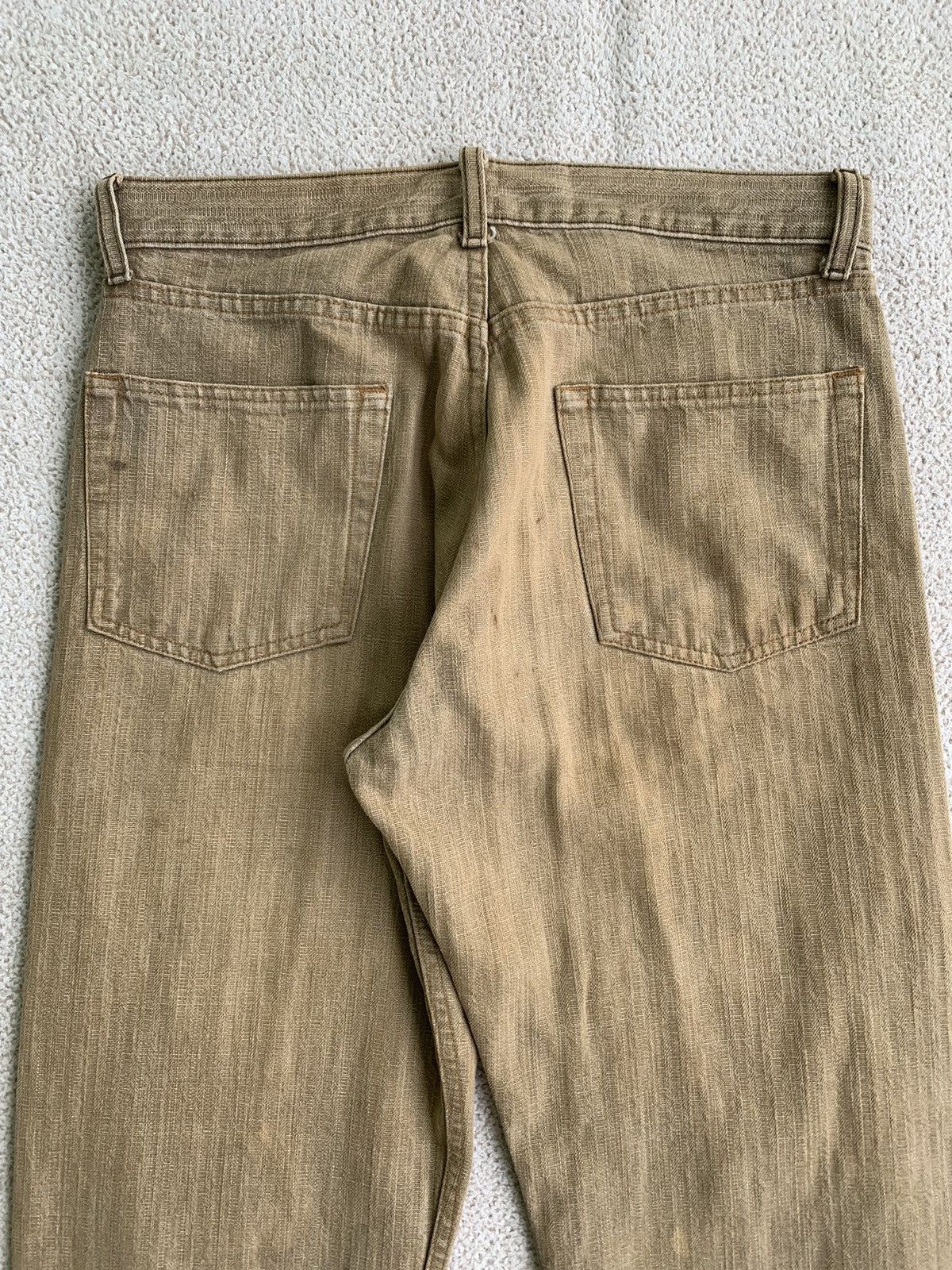 If Six Was Nine × Le Grande Bleu (L.G.B.) × semanticdesign VTG 00s Semantic Design Dirty Washed Denim Pants Size US 30 / EU 46 - 4 Thumbnail