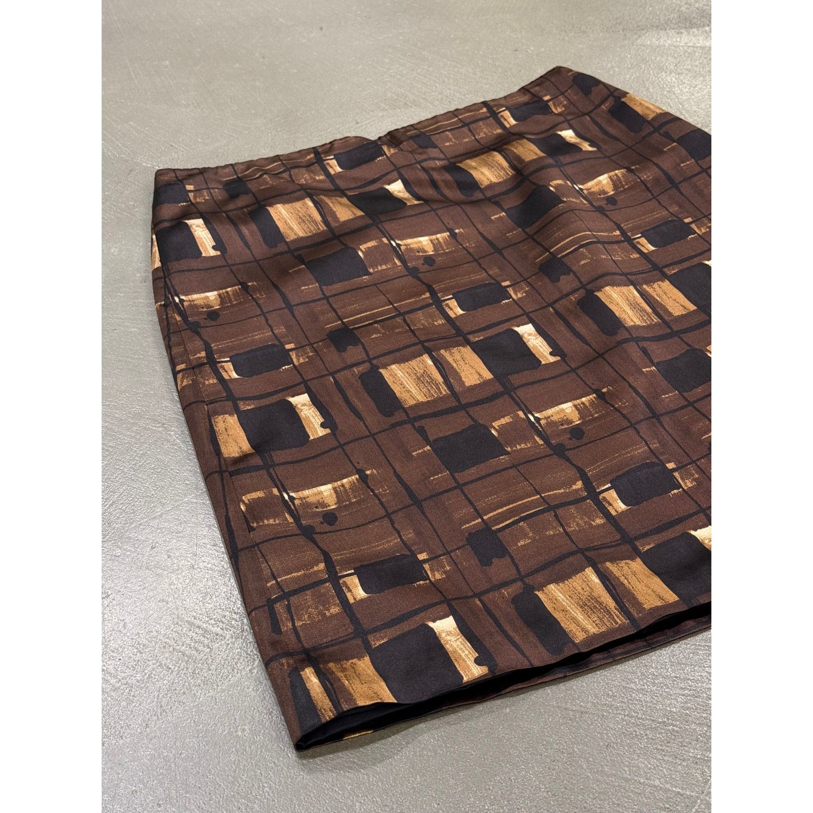Prada 2010 Prada geometric midi skirt Size L / US 10 / IT 46 - 4 Thumbnail