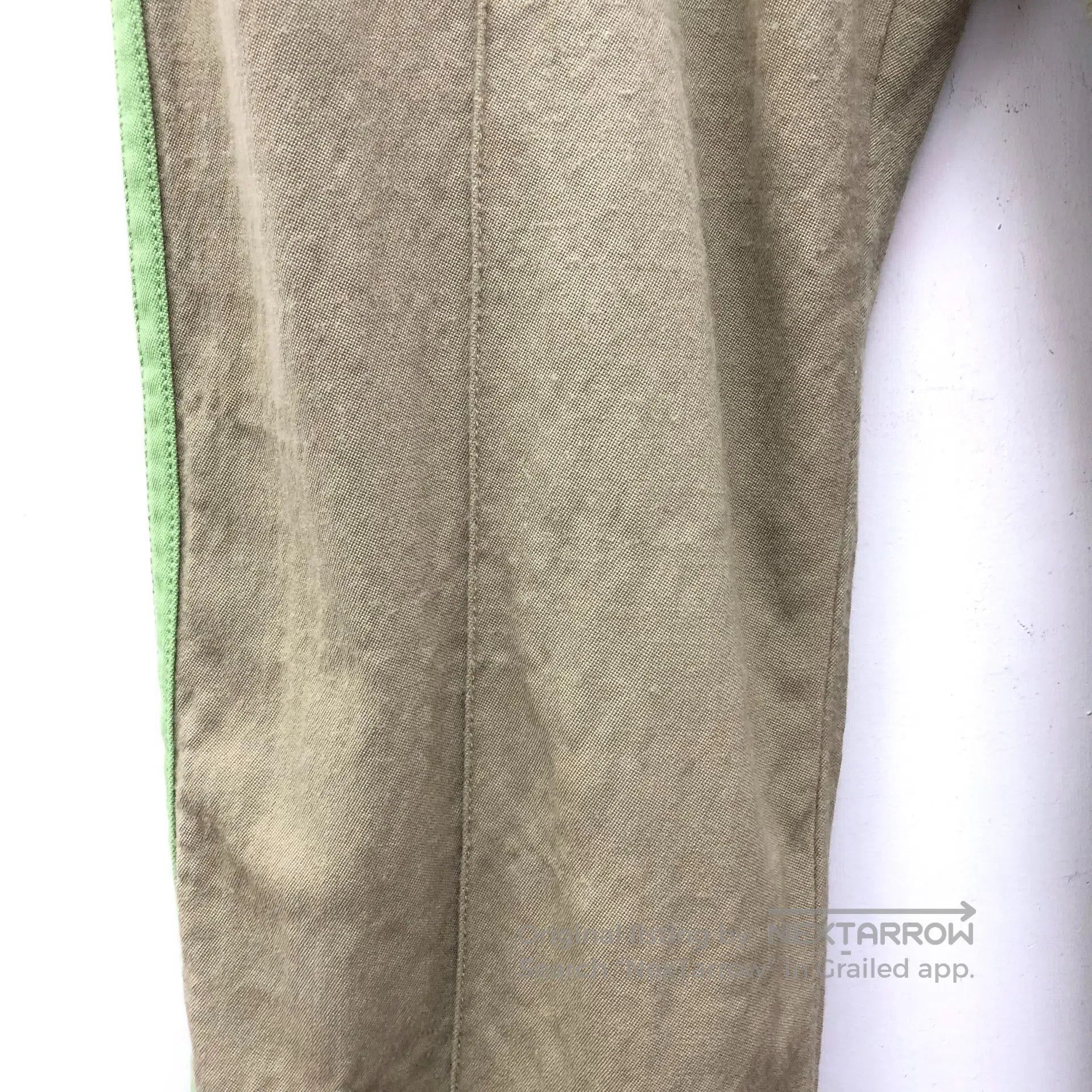 Bottega Veneta Bottega Veneta Size L Green Wool Elastic Waist Casual Trou Size US 27 - 4 Thumbnail