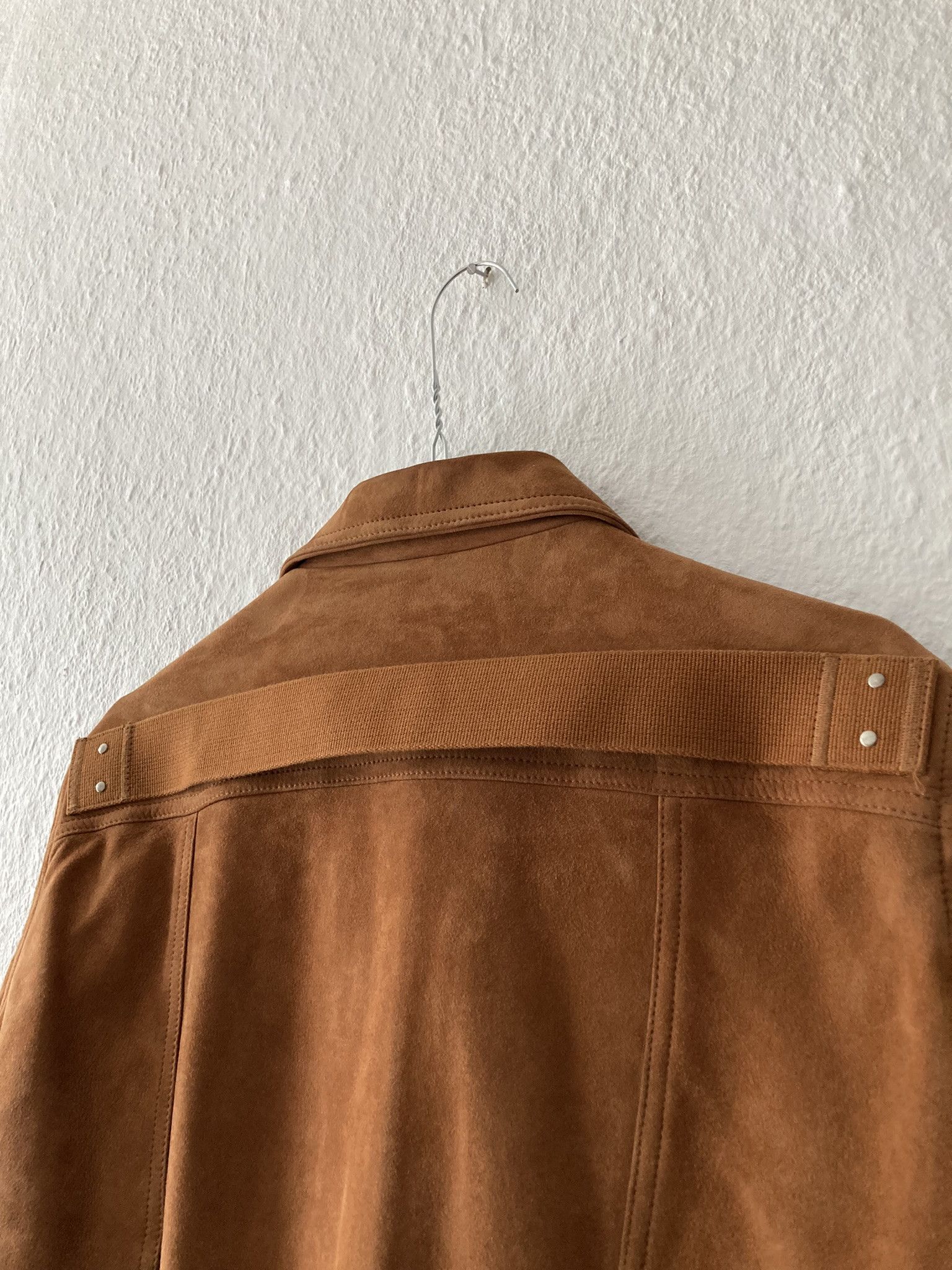 Rick Owens F/W 19 "LARRY" Chain Suede Leather Rotterdam Jacket Size US M / EU 48-50 / 2 - 9 Thumbnail