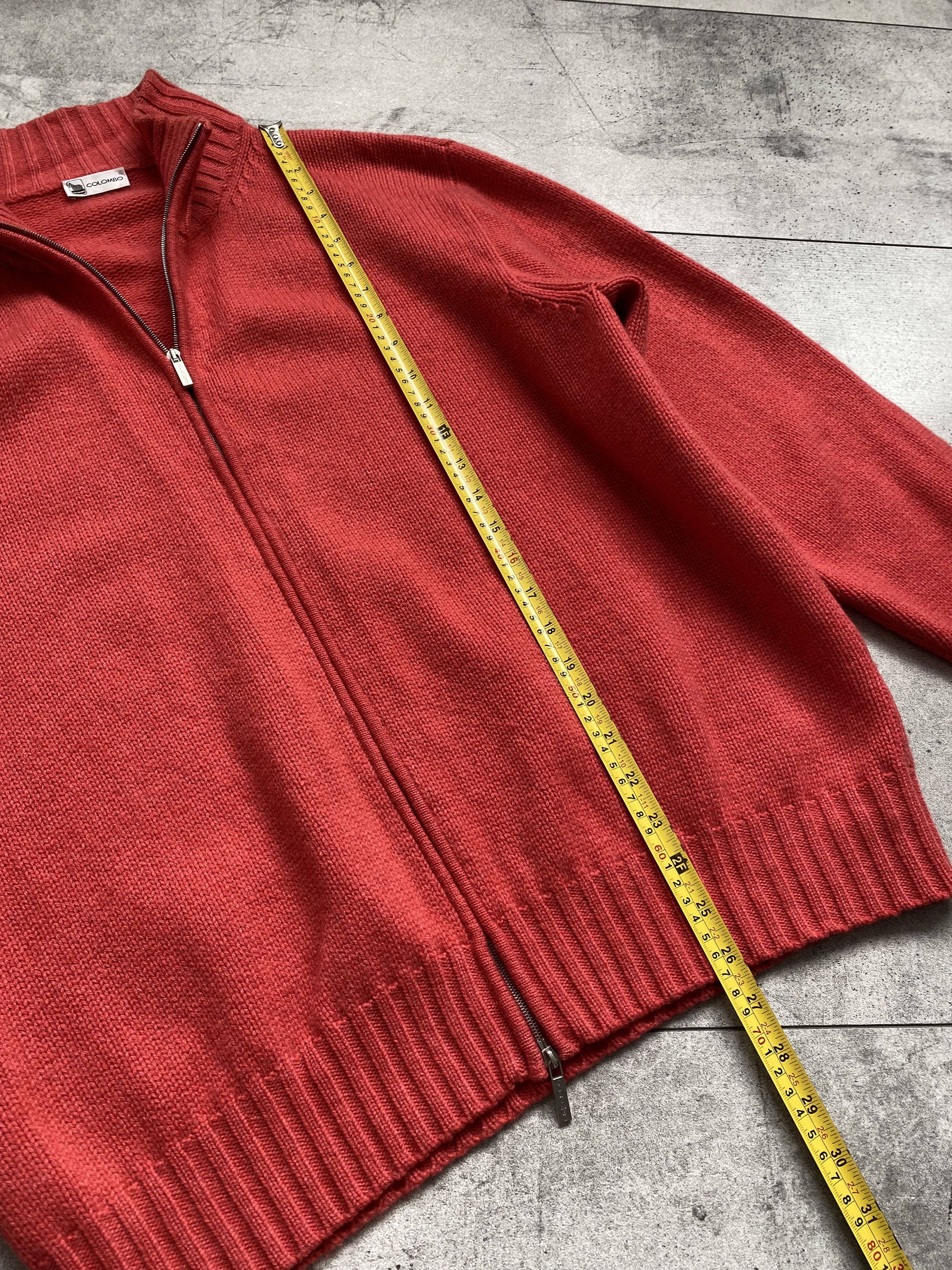 Colombo Lanificio Colombo 100% Cashmere Full Zip Cardigan Sweater Size US M / EU 48-50 / 2 - 10 Thumbnail