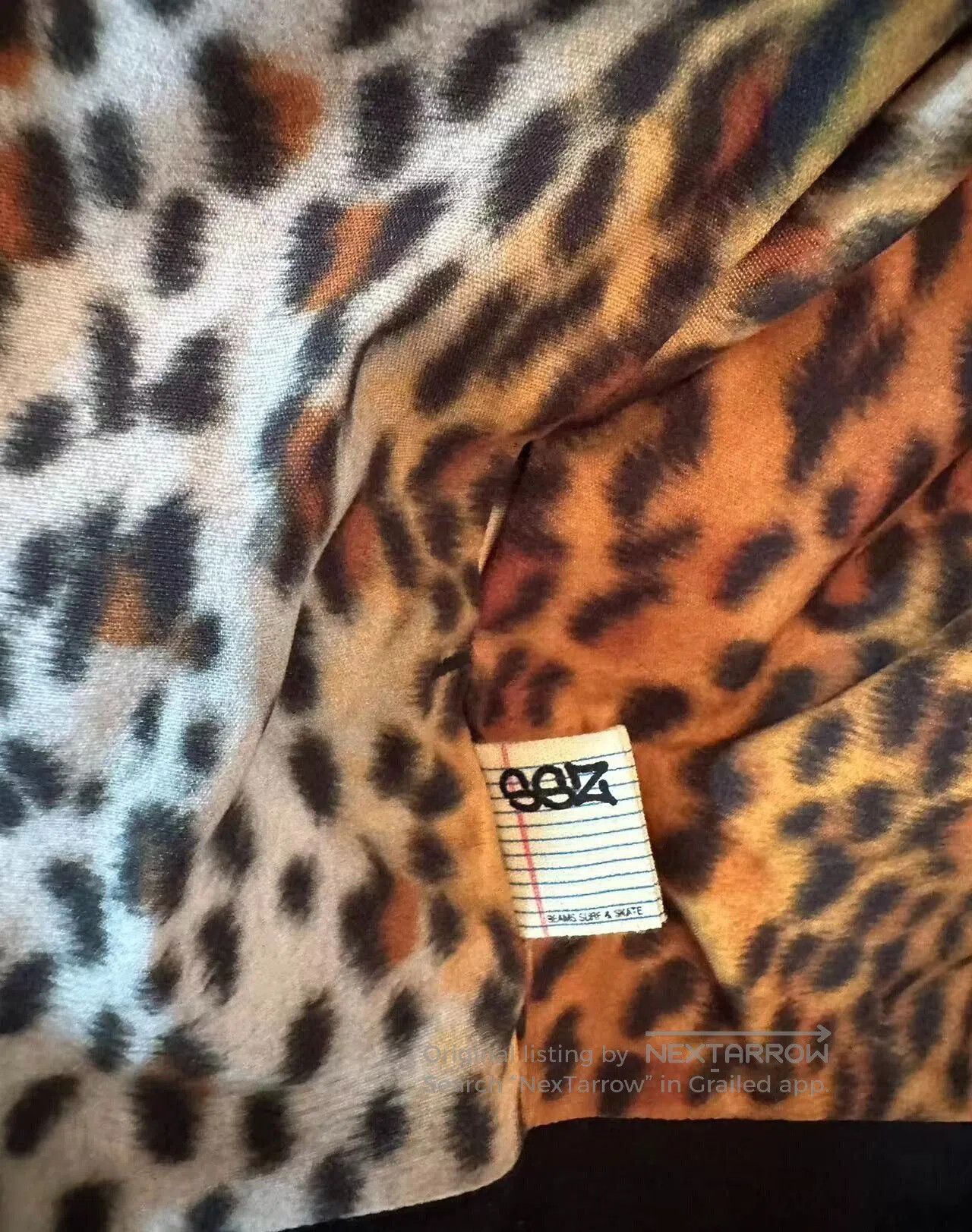 Beams Japan leopard print cardigan jacket for men. Size US L / EU 52-54 / 3 - 4 Thumbnail