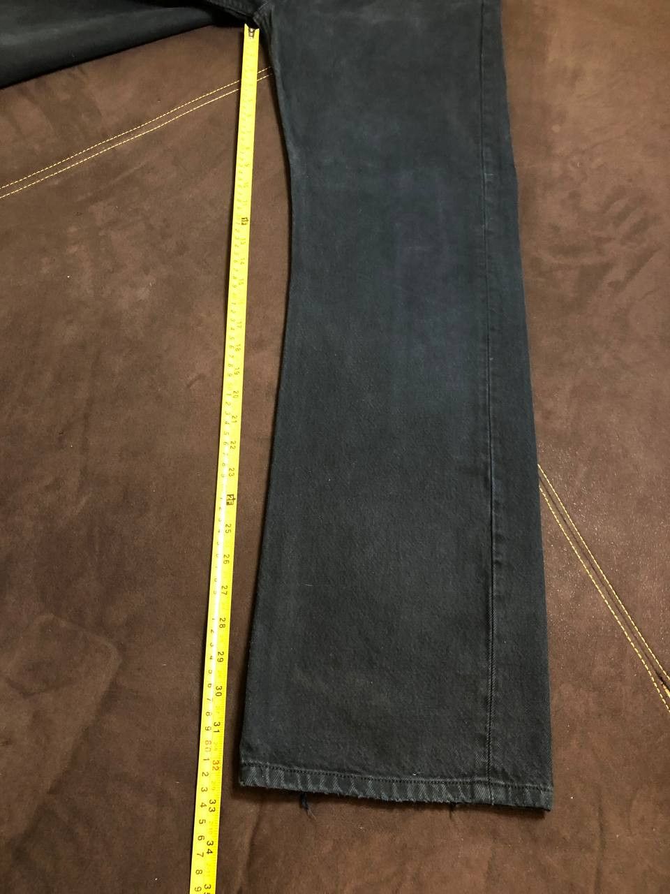 Levi's Vintage 90s Levi's 501 Black Jeans streetwear Size US 34 / EU 50 - 9 Thumbnail