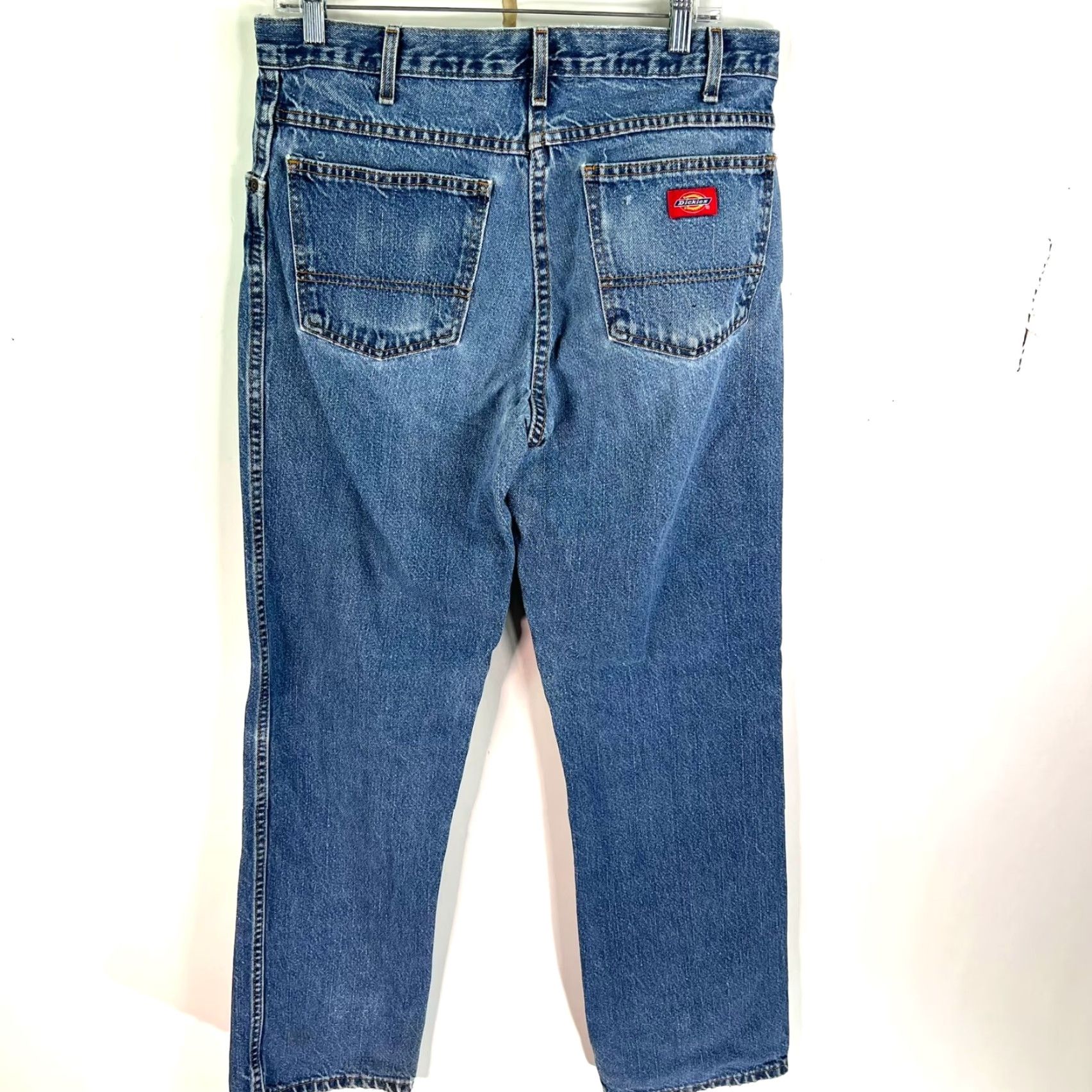 Dickies Vintage Dickies Men’s Jeans Size 32 Straight Leg Distressed Blue 90s USA Cowboy Size US 32 / EU 48 - 7 Thumbnail