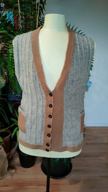 Other Handmade cardigan vest size L Size L / US 10 / IT 46 - 2 Thumbnail