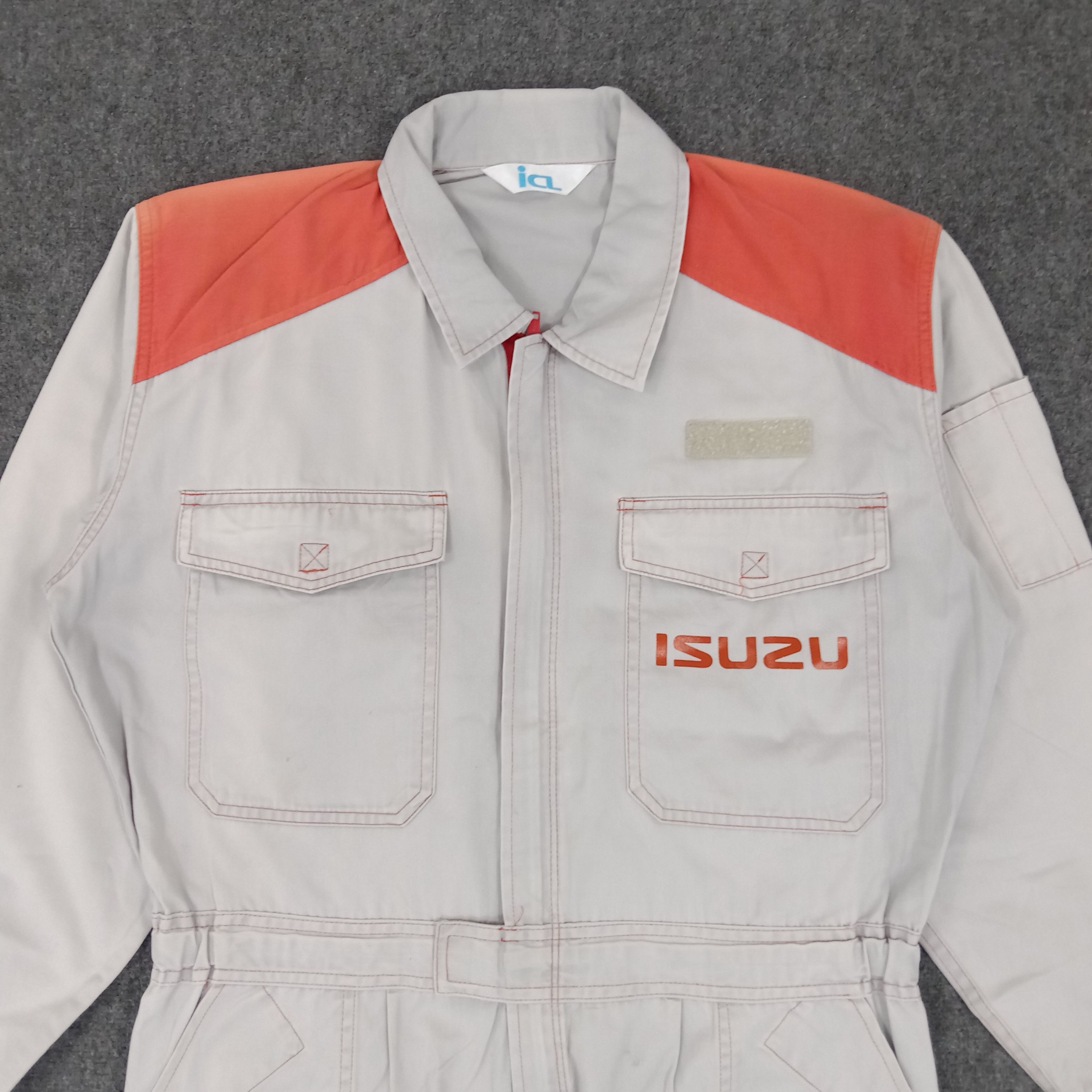 Japanese Brand × Vintage Isuzu Japanese Racing Motorsports Coverall Jacket Size US L / EU 52-54 / 3 - 6 Thumbnail