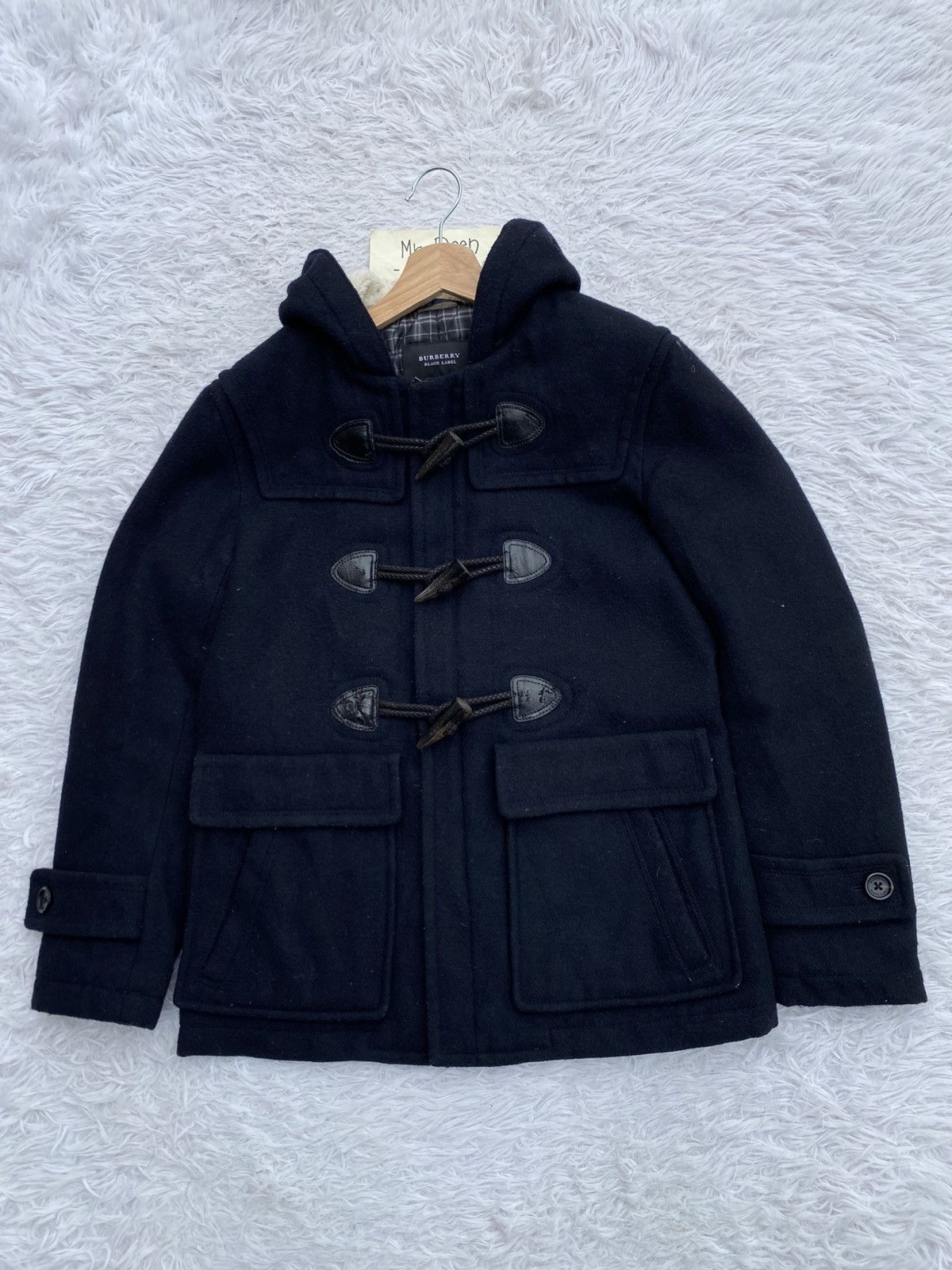 Burberry Rare Burberry Wool Duffle Coat Hooded Jacket Size US M / EU 48-50 / 2 - 3 Thumbnail