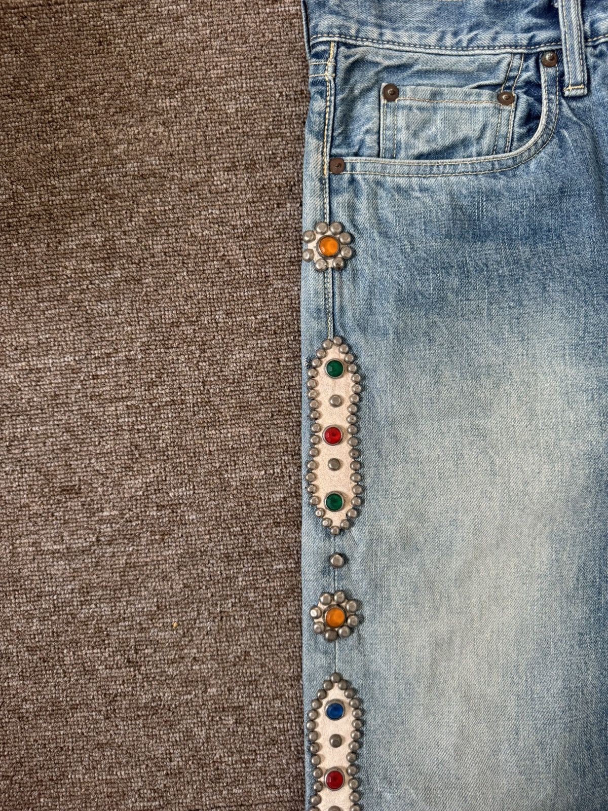 Kapital Kapital Gemstone Denim Pants Size US 32 / EU 48 - 3 Thumbnail