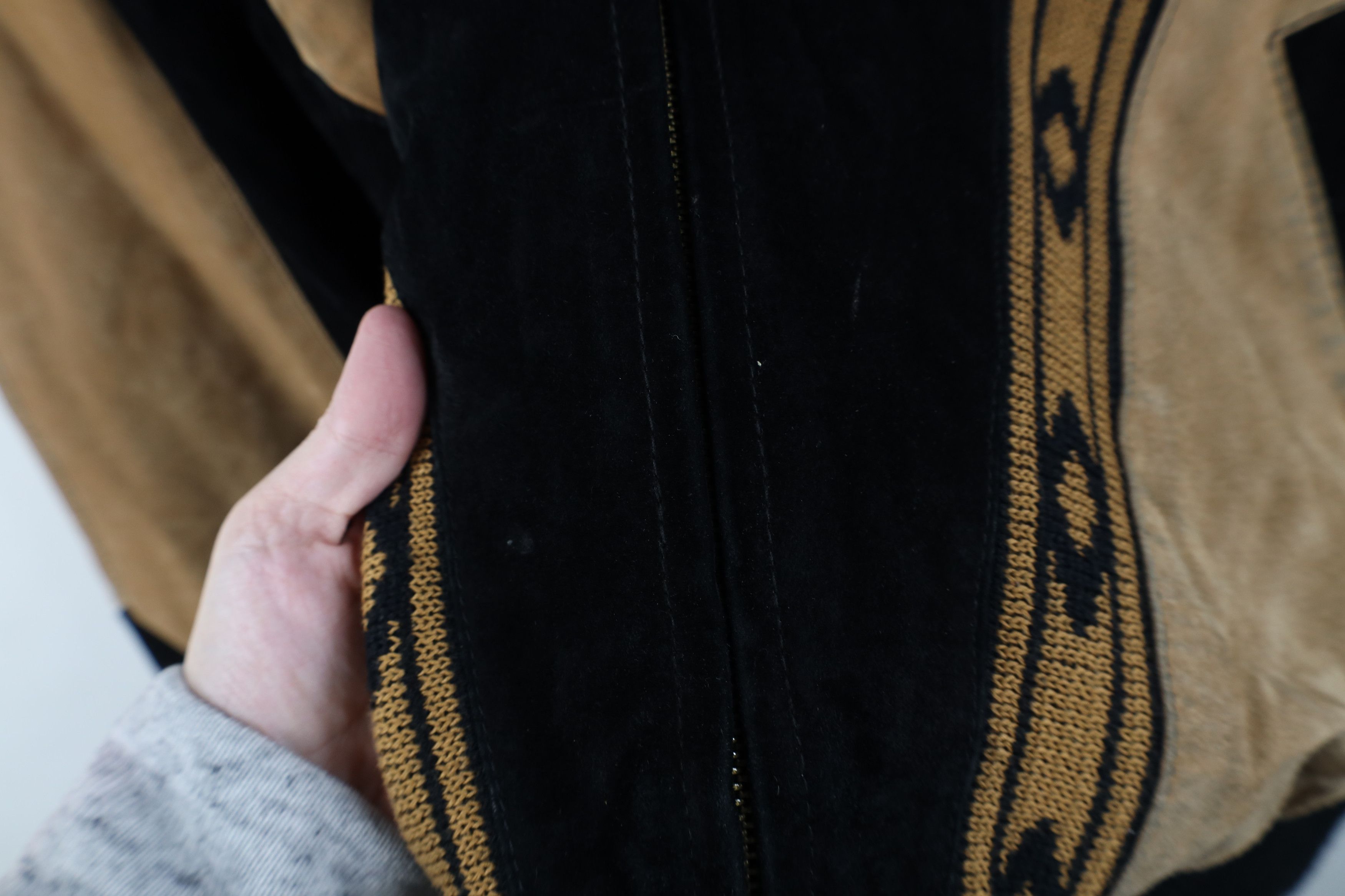 Scully Vintage 90s Scully Western Suede Leather Bomber Jacket Size US L / EU 52-54 / 3 - 6 Thumbnail