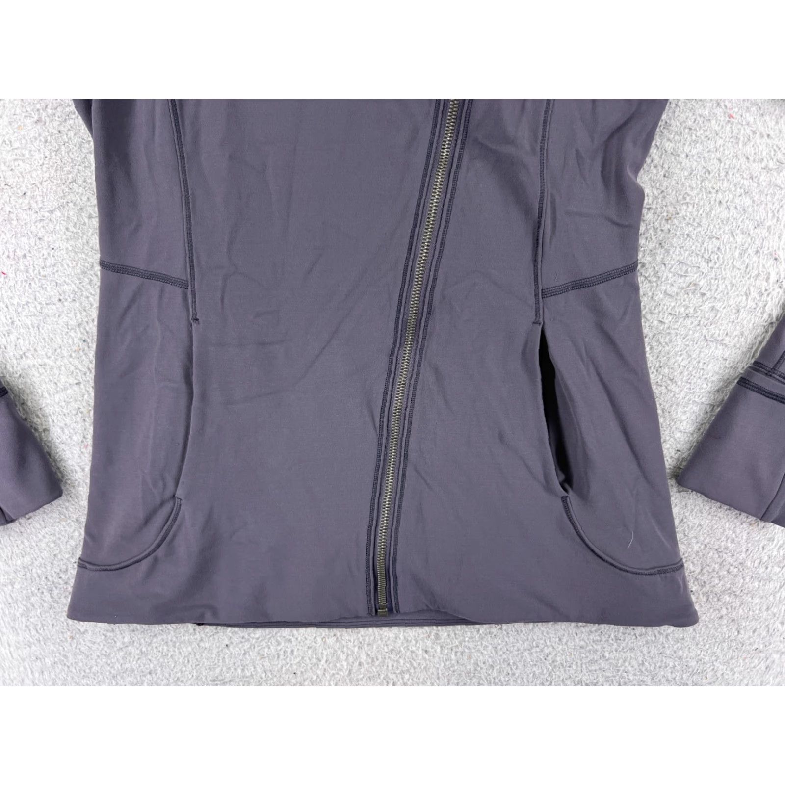 Lululemon Lululemon Hoodie Sweater Women 8 Gray Purple Every Journey Office Workwear Size M / US 6-8 / IT 42-44 - 5 Thumbnail