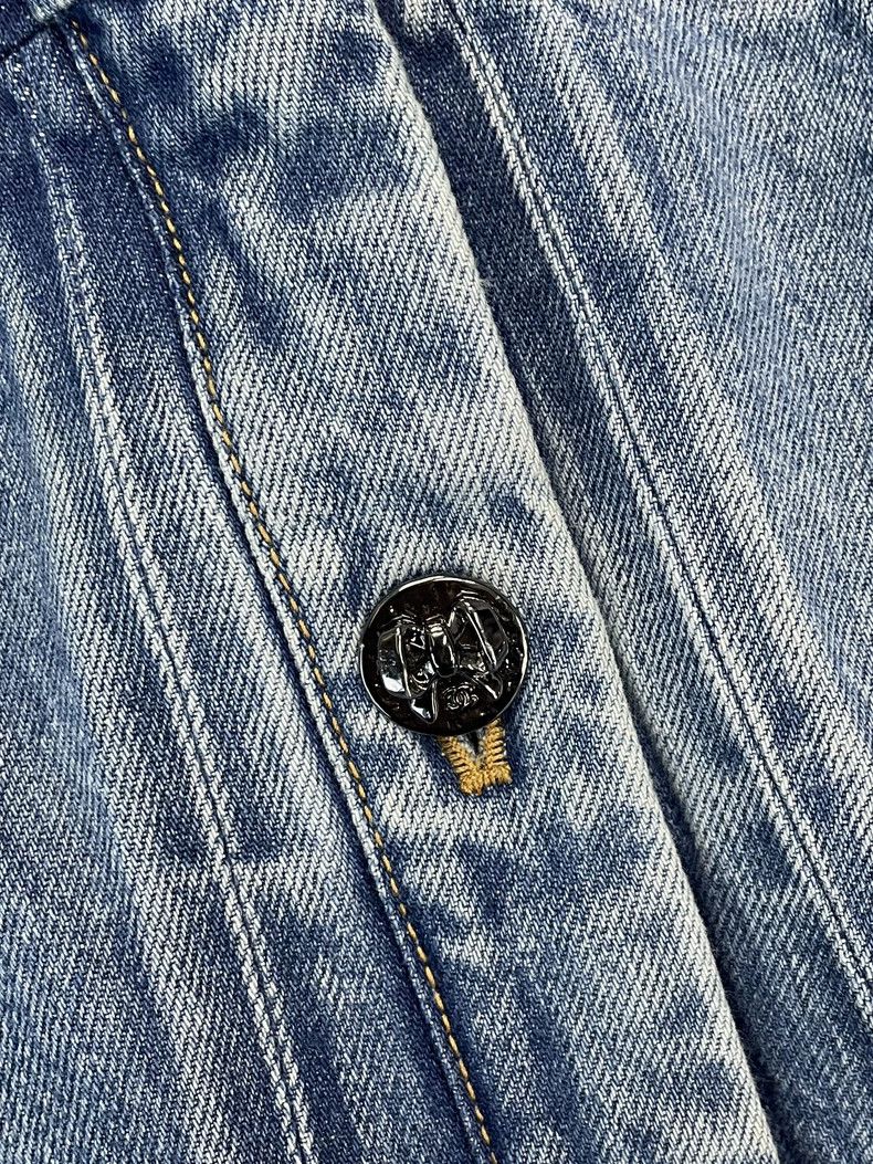 Chanel Chanel 25K blue bow denim vest jacket Size XS / US 0-2 / IT 36-38 - 2 Thumbnail