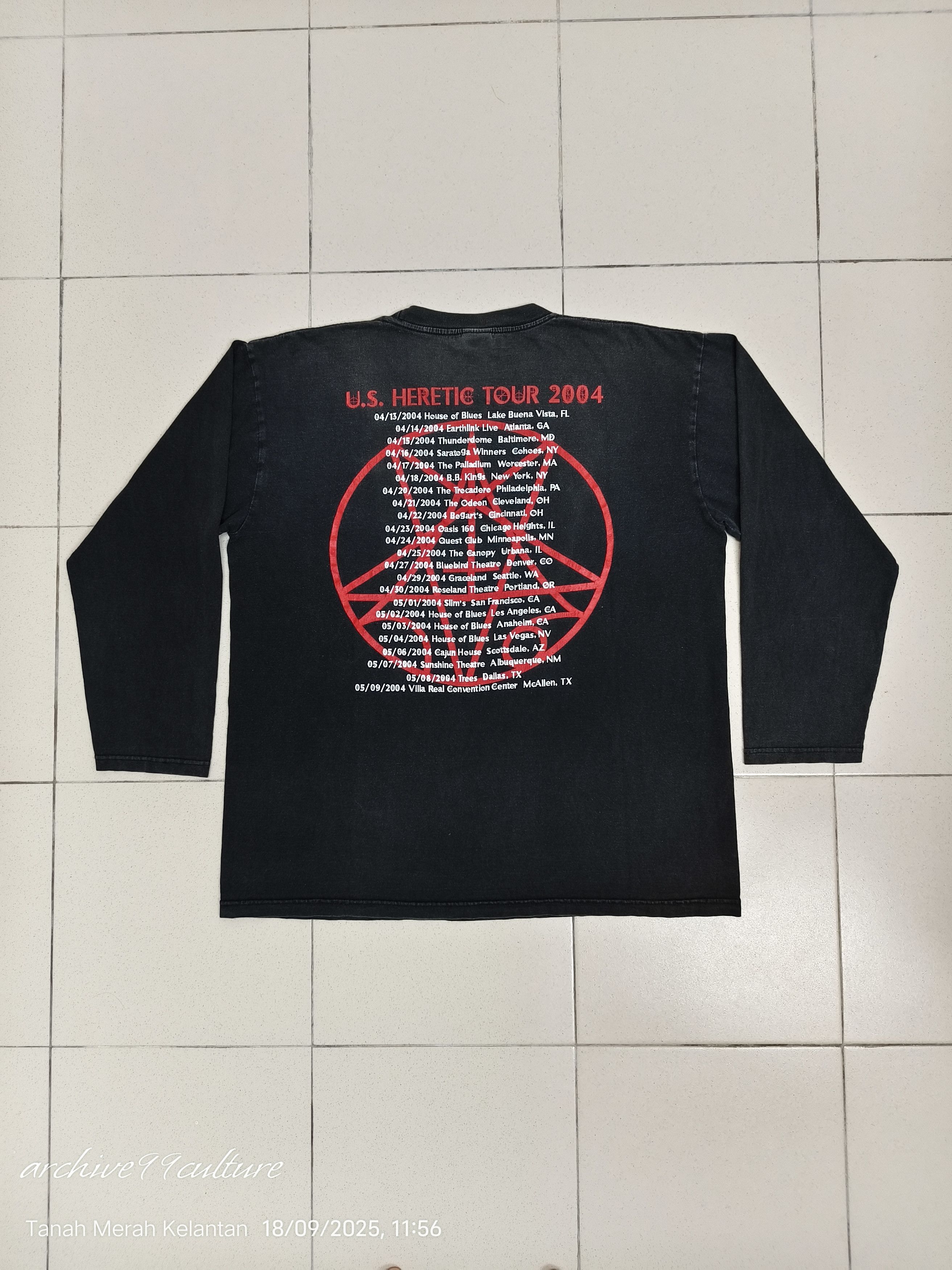 Band Tees Vintage Morbid Angel Gargoyle long sleeve t shirt 2004 Size US L / EU 52-54 / 3 - 2 Thumbnail