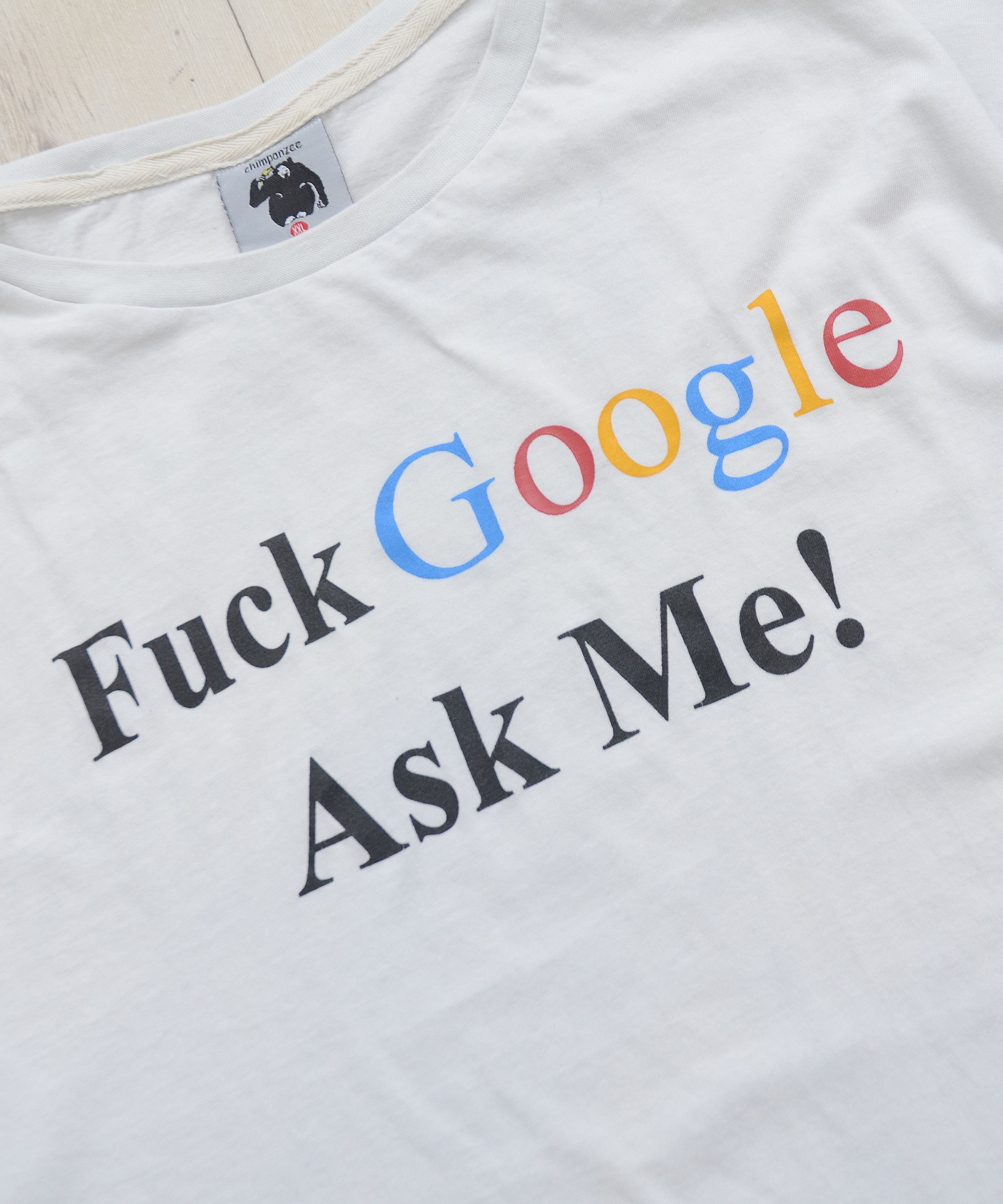 Vintage Vintage Y2K ADULT “ Fuck Google Ask Me “ Buymypiece Tee Size US XL / EU 56 / 4 - 5 Thumbnail