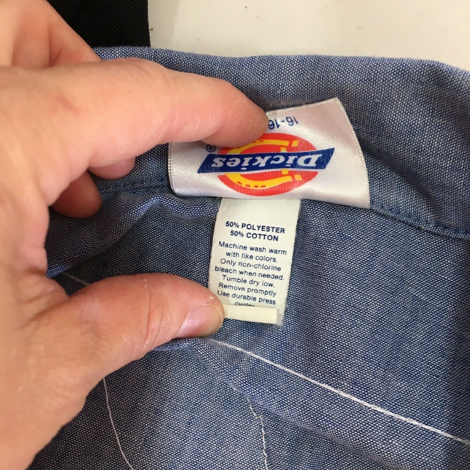 Dickies Vtg Dickies Girl Scouts 17 Patches 1980's CHAMBRAY Shirt Size US M / EU 48-50 / 2 - 6 Thumbnail