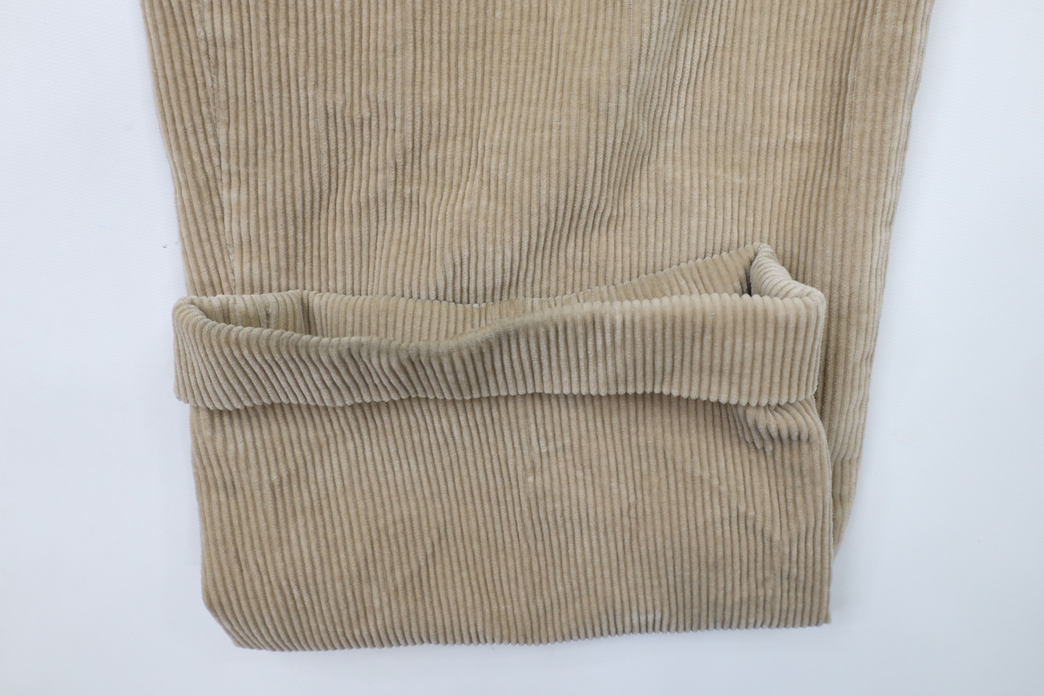 Bills Khakis × Vintage Vintage 90s Bills Khakis M2 Pleated Corduroy Pants Beige USA Size US 36 / EU 52 - 6 Thumbnail