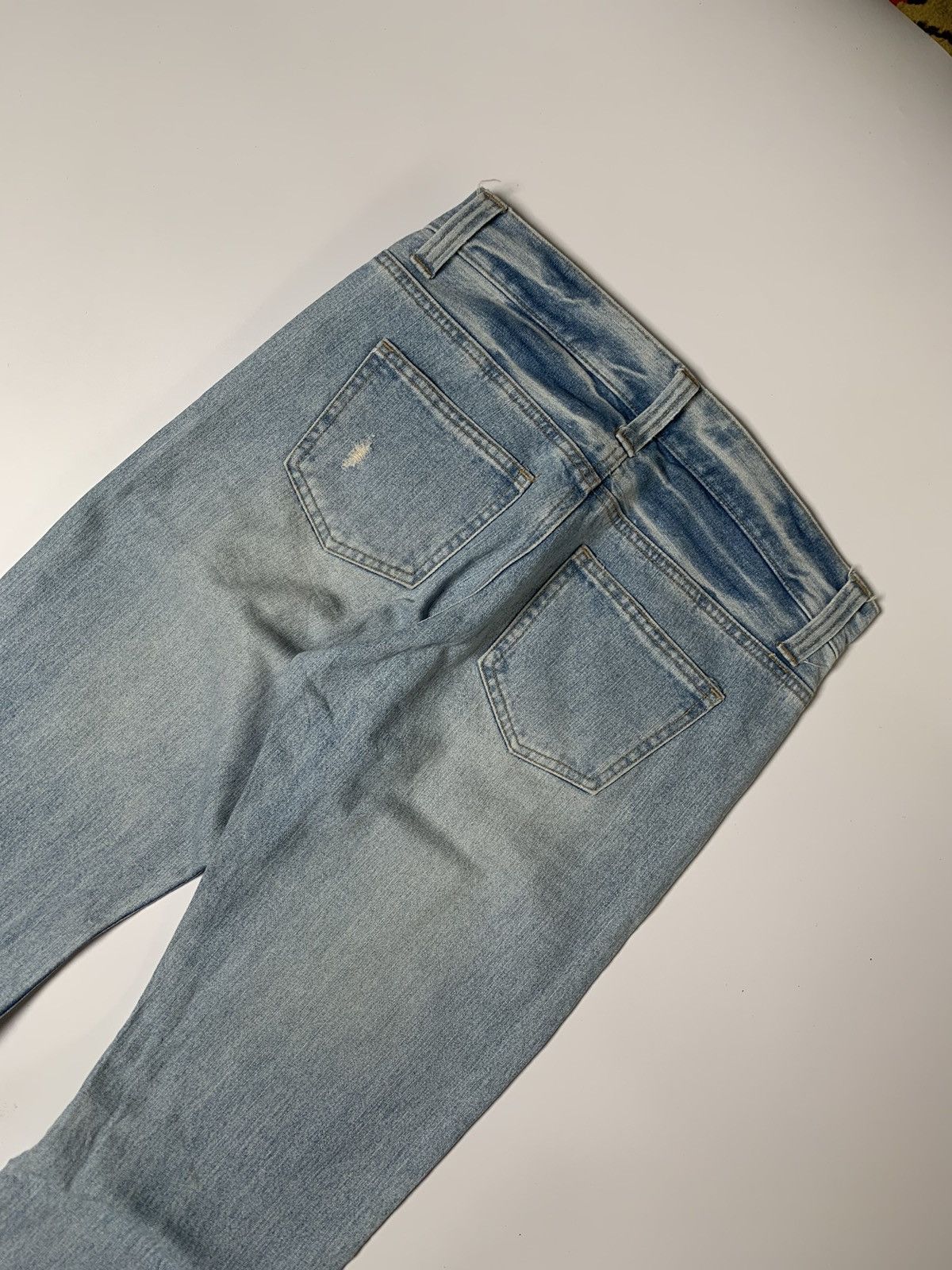 Japanese Brand × Vintage 00s J-honey cross star distressed denim Size US 31 - 8 Thumbnail