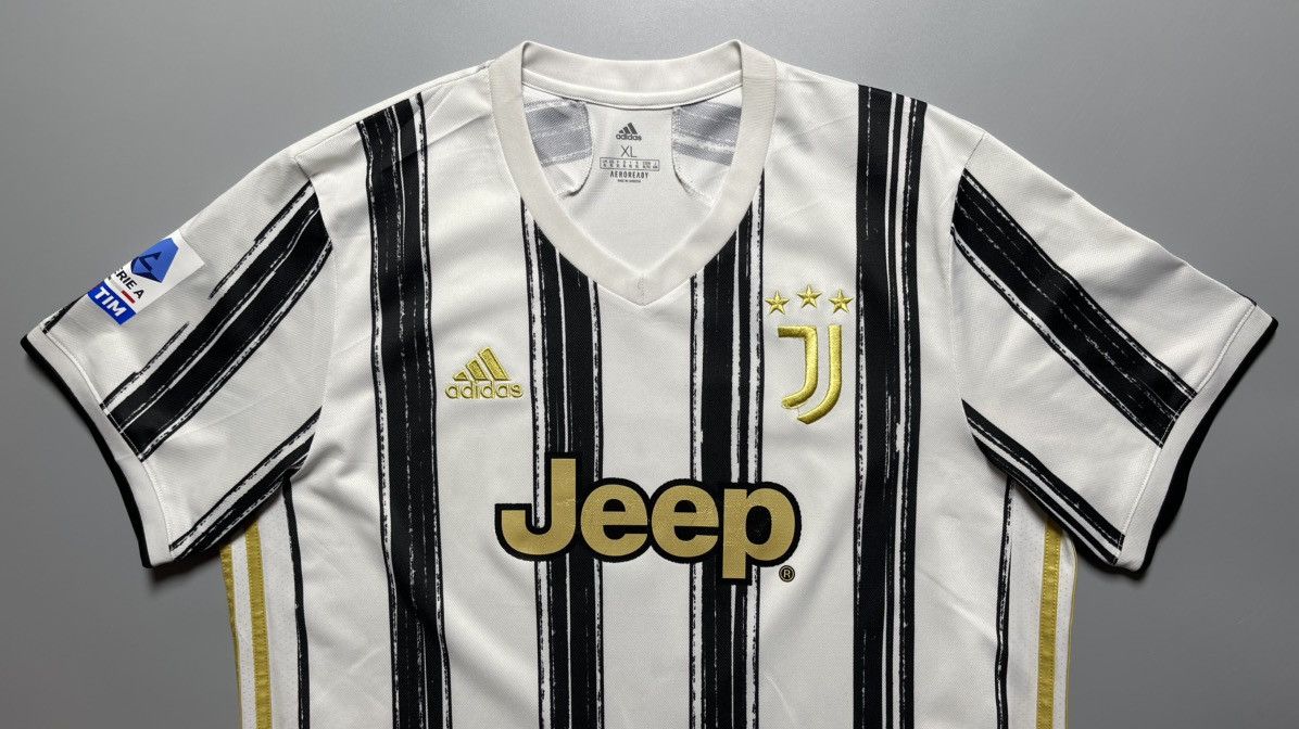 Adidas JUVENTUS ADIDAS 2020/2021 FOOTBALL HOME JERSEY #7 RONALDO Size US XL / EU 56 / 4 - 3 Thumbnail