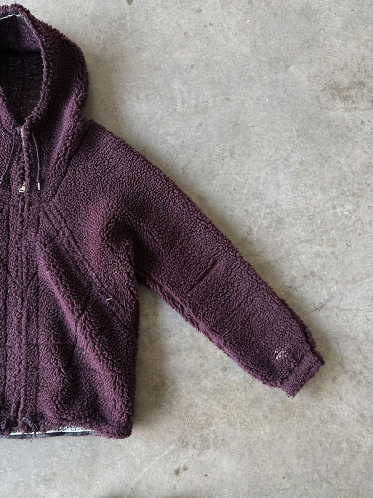 Number (N)ine Number (N)ine AW09 Paneled Zip Up Fleece Jacket Size US M / EU 48-50 / 2 - 4 Thumbnail