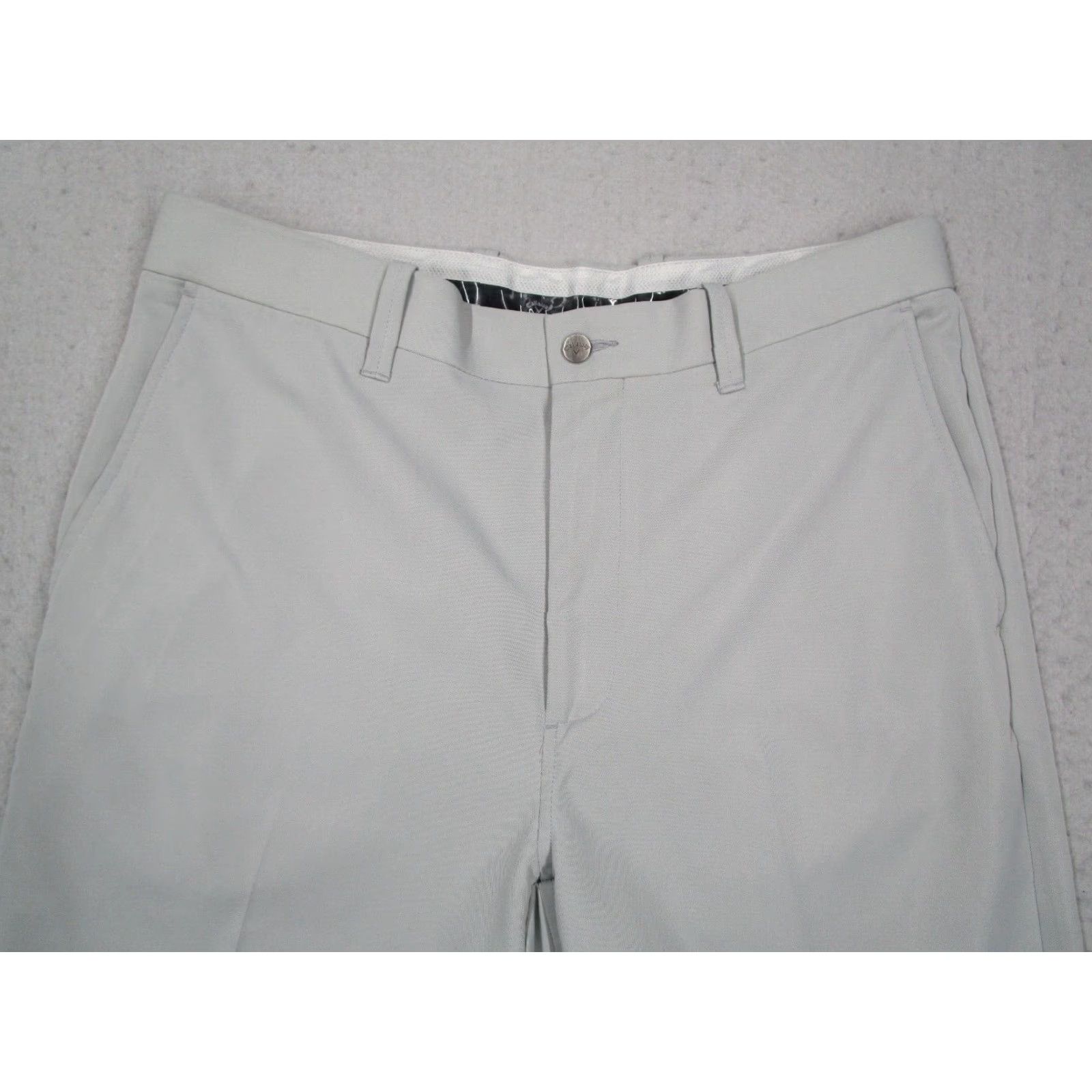 Callaway Callaway Pants Mens 34 Gray Straight 5-Pocket Flat Front Performance Golf 34x30* Size US 34 / EU 50 - 2 Thumbnail