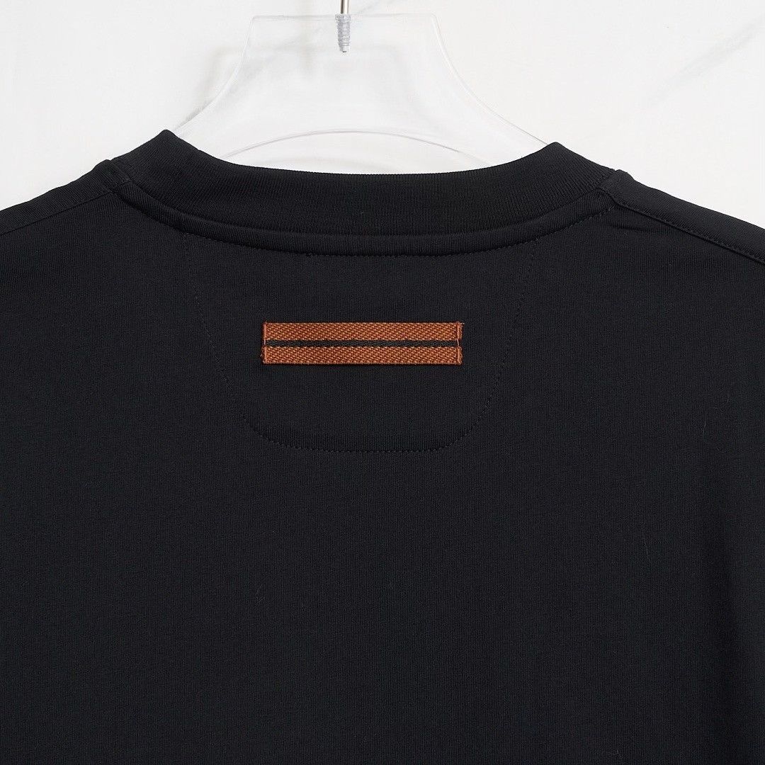 Ermenegildo Zegna ZEGNA Men's Letter Print T-Shirt Size US L / EU 52-54 / 3 - 7 Thumbnail