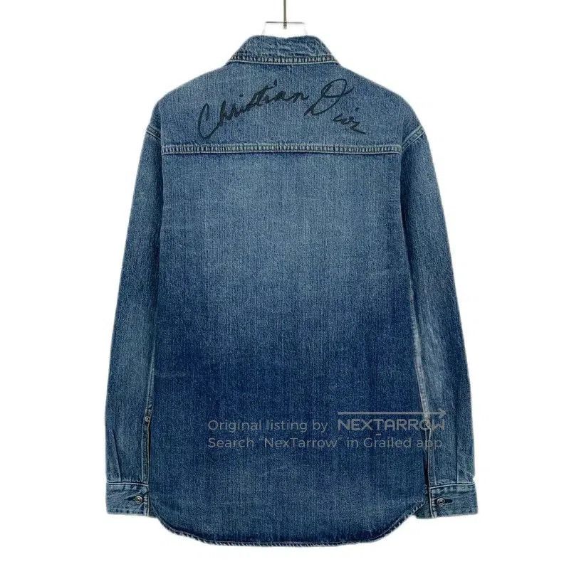 Dior Dior Blue Cotton Women's Shirt . Size XXS / US 00 / IT 34 - 2 Thumbnail