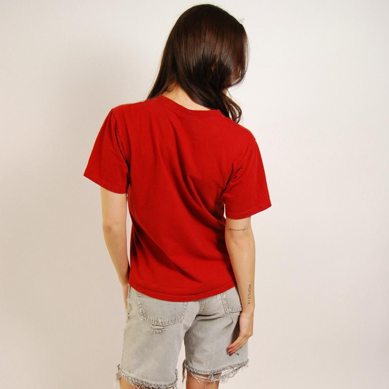 Vintage 90s Buddha T-shirt (M) vintage red bangkok men women medium Size US M / EU 48-50 / 2 - 3 Thumbnail