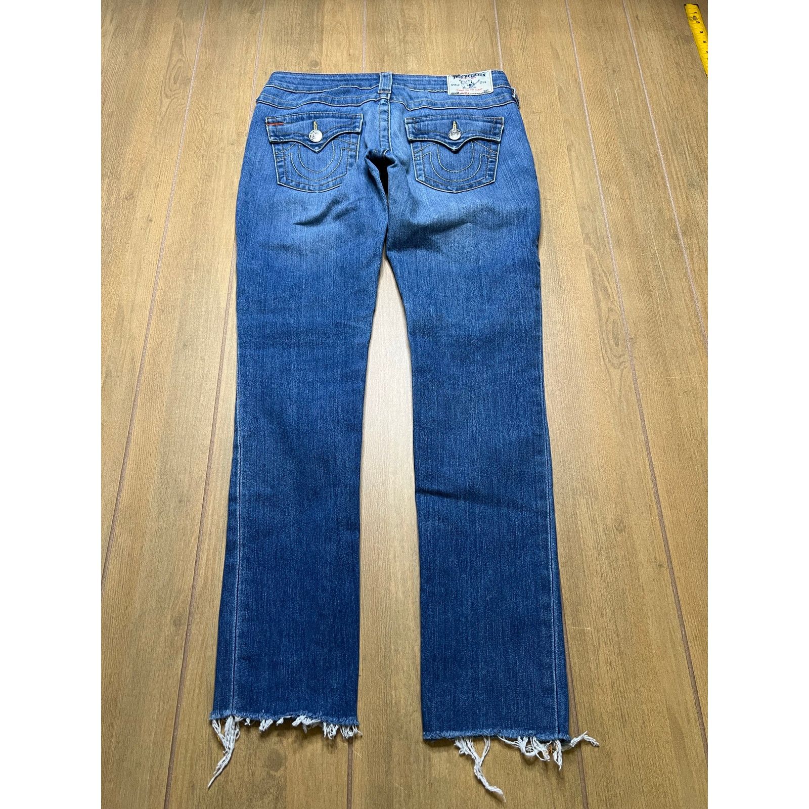 True Religion Y2K True Religion Womens Skinny Low Rise Jeans Sz 27 Size 27" / US 4 / IT 40 - 3 Thumbnail