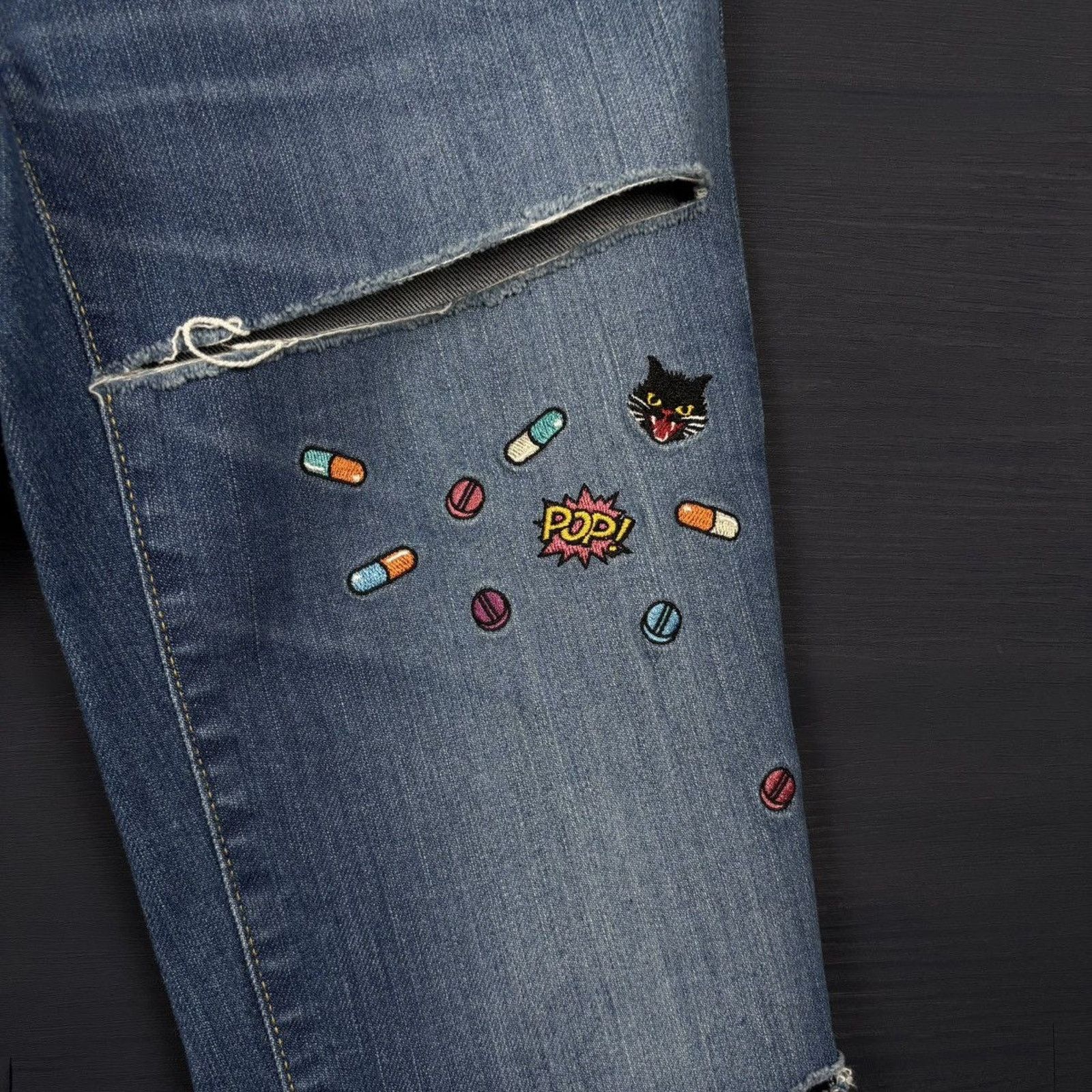 Hysteric Glamour × Japanese Brand × Vintage 🇯🇵HYSTERIC GLAMOUR PILL POP DENIM Size 25" / US 0 / IT 36 - 4 Thumbnail