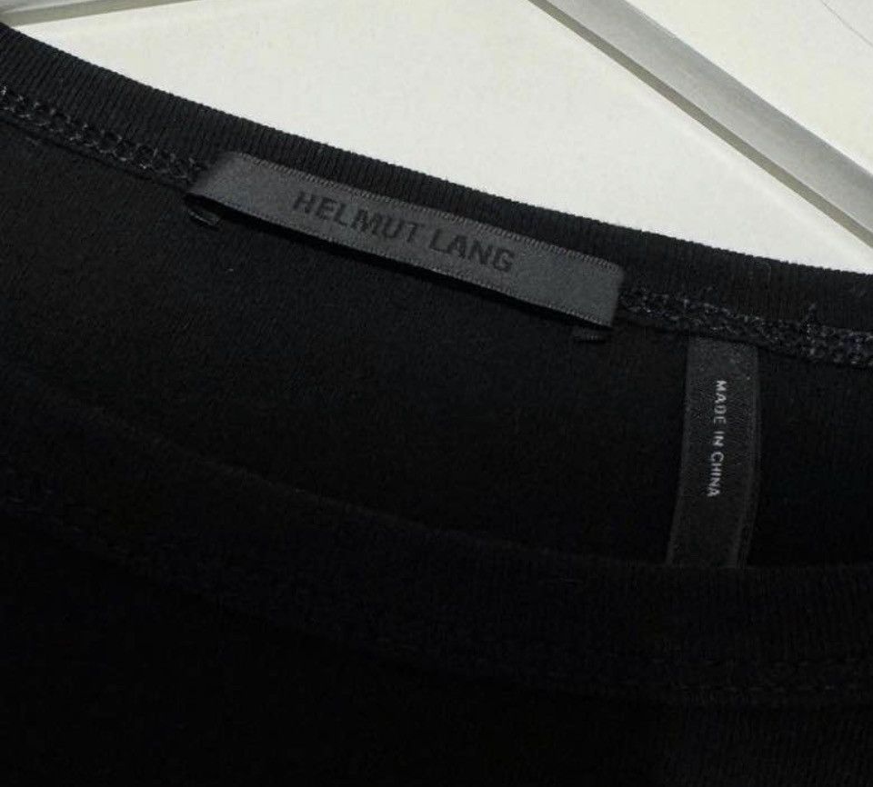 Helmut Lang Helmut Lang Slash Tee Size L / US 10 / IT 46 - 3 Thumbnail