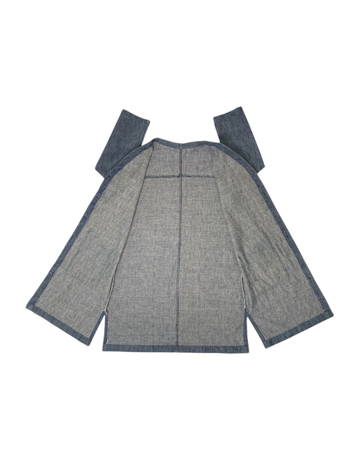 Other Rare Design Vintage Soft Denim Button Up Cardigans Size M / US 6-8 / IT 42-44 - 4 Thumbnail