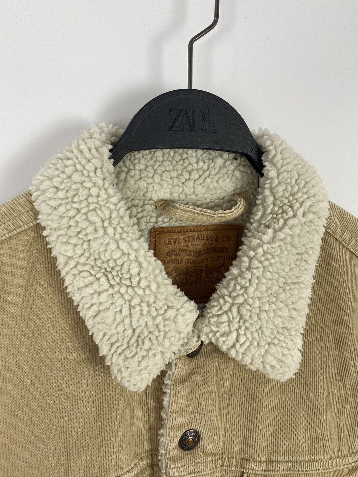 Levi's Faded Levi’s Premium Velvet Sherpa Jacket Size US M / EU 48-50 / 2 - 3 Thumbnail