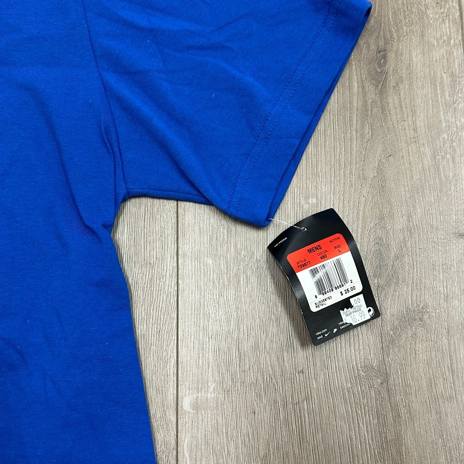 Nike New Nike Go Like Hell graphic tee t Shirt Blue size Large L Size US L / EU 52-54 / 3 - 6 Thumbnail