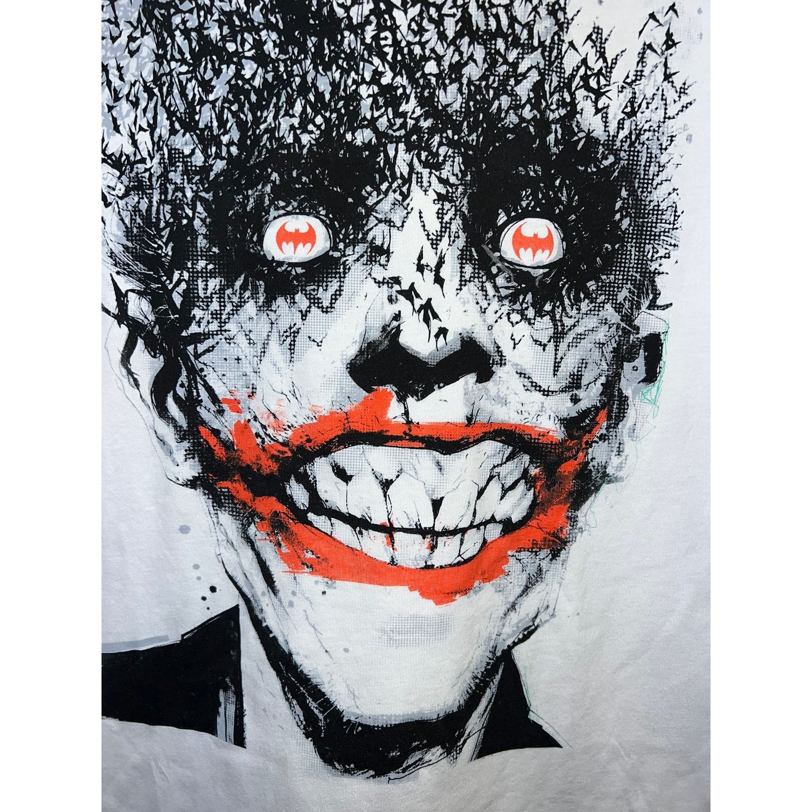 Vintage Batman The Joker Shirt White Graphic Movie Tee NWT XL Size US L / EU 52-54 / 3 - 3 Thumbnail