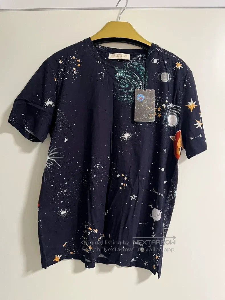 Valentino Valentino Galaxy Men's Short Sleeve T-Shirt Size US M / EU 48-50 / 2 - 1 Thumbnail