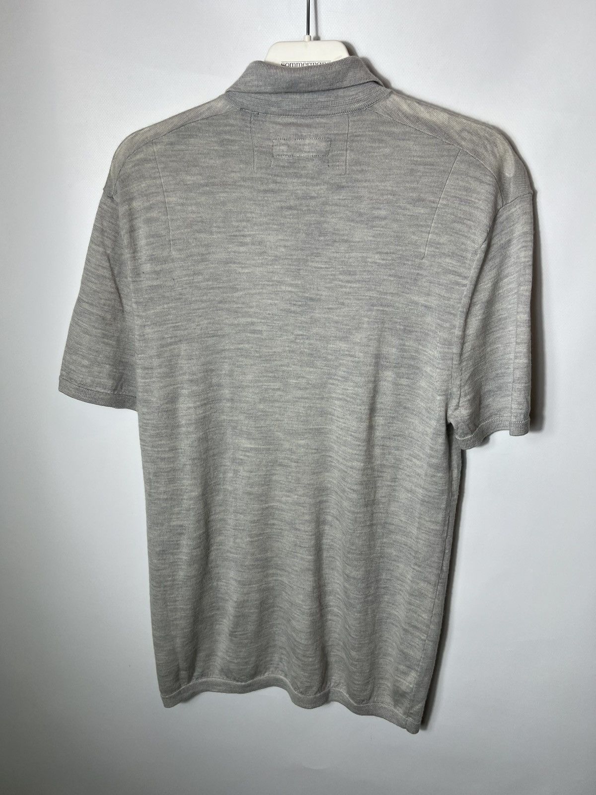 Allsaints Vintage luxury designer Allsaints Merino Wool Gray T-shirt Size US M / EU 48-50 / 2 - 8 Thumbnail