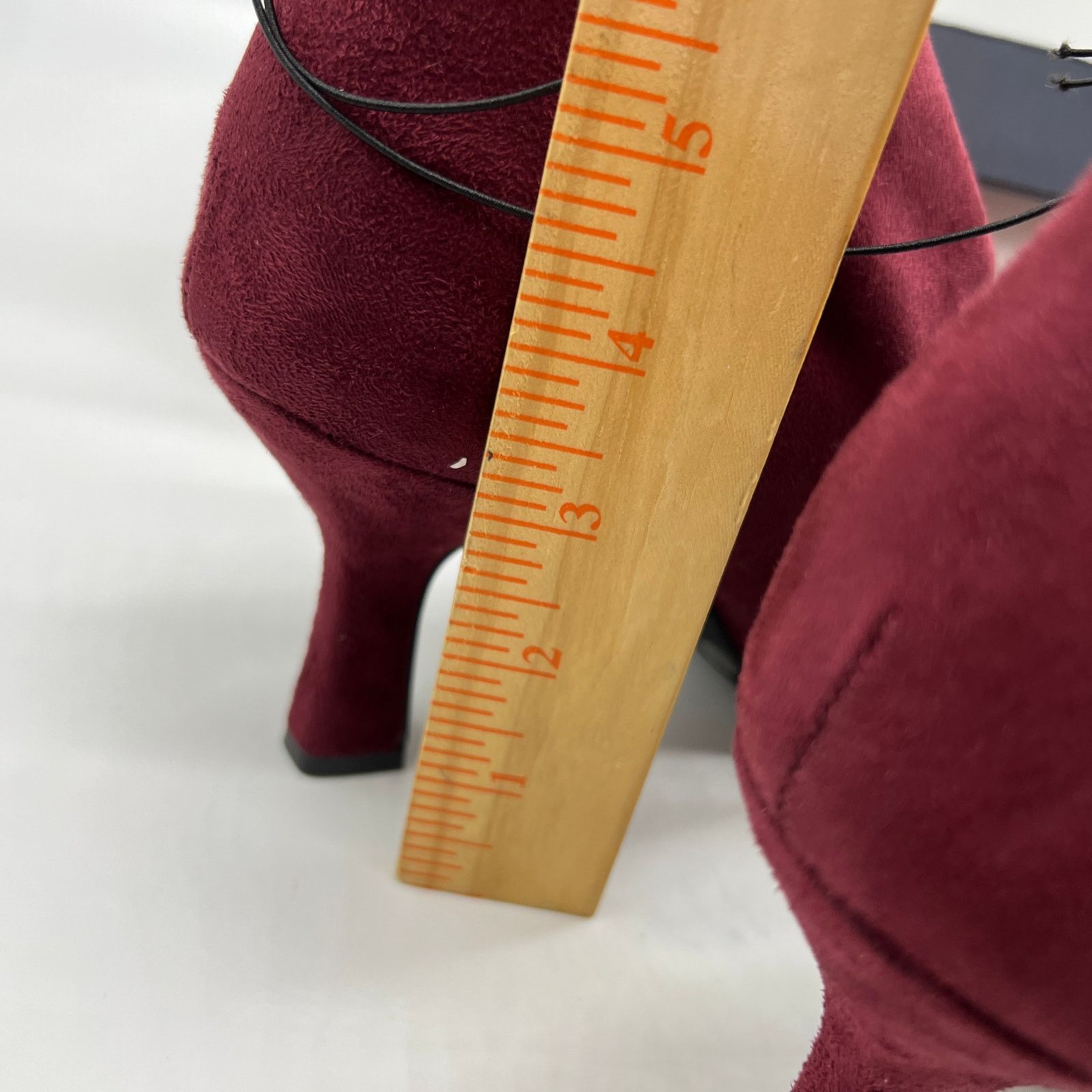 Other Worthington Elegant Oxblood Suede Ankle Boots Size 9.5M Size US 9.5 / IT 39.5 - 13 Thumbnail