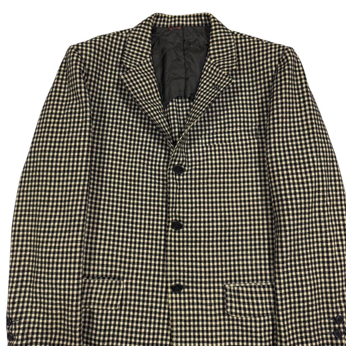 If Six Was Nine Vtg🔥Van Jac Checkedboard Blazers Coat Jacket Size 40S - 12 Thumbnail