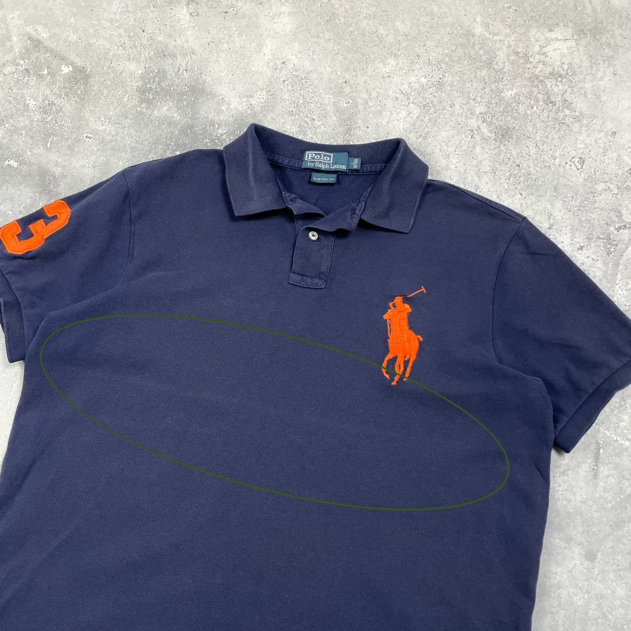 Polo Ralph Lauren Vintage 2000s Polo Ralph Lauren No 3 Big Pony Polo Shirt L Size US L / EU 52-54 / 3 - 9 Thumbnail