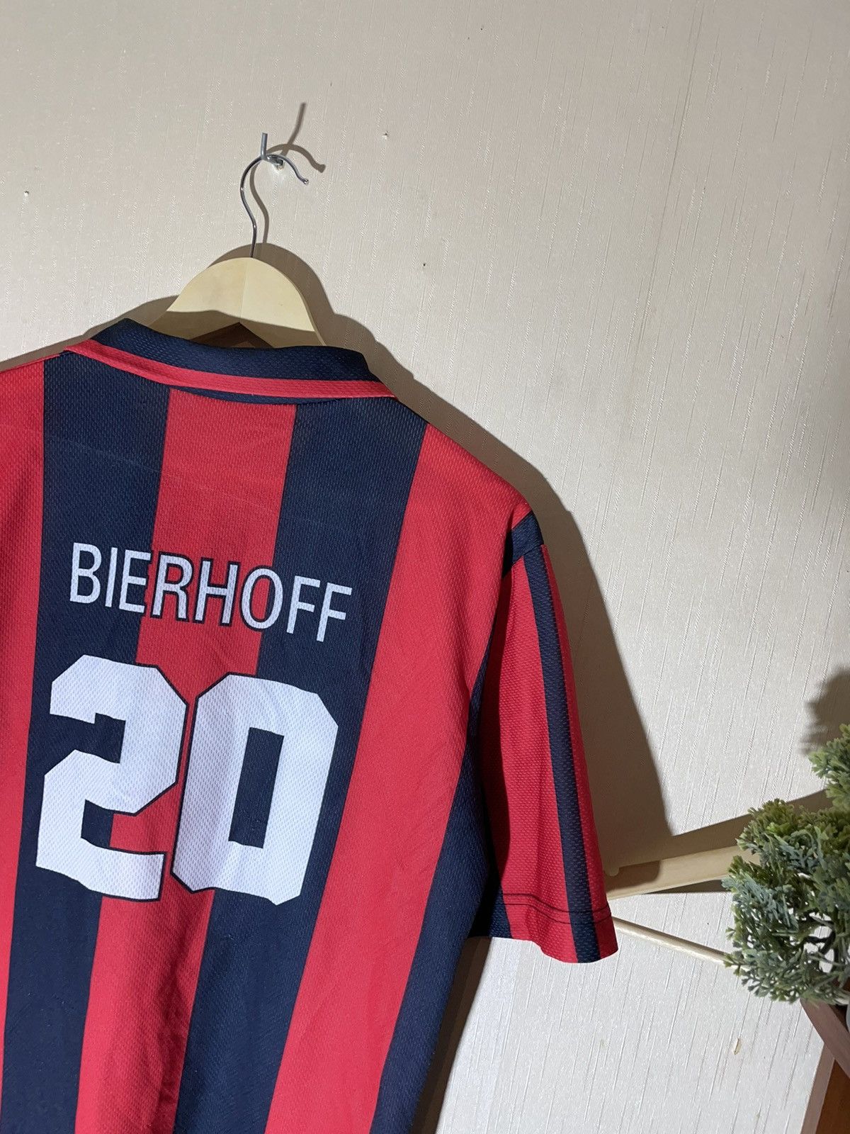 Vintage Bierhoff #20 Milan vintage retro jersey y2k Size US XL / EU 56 / 4 - 3 Thumbnail