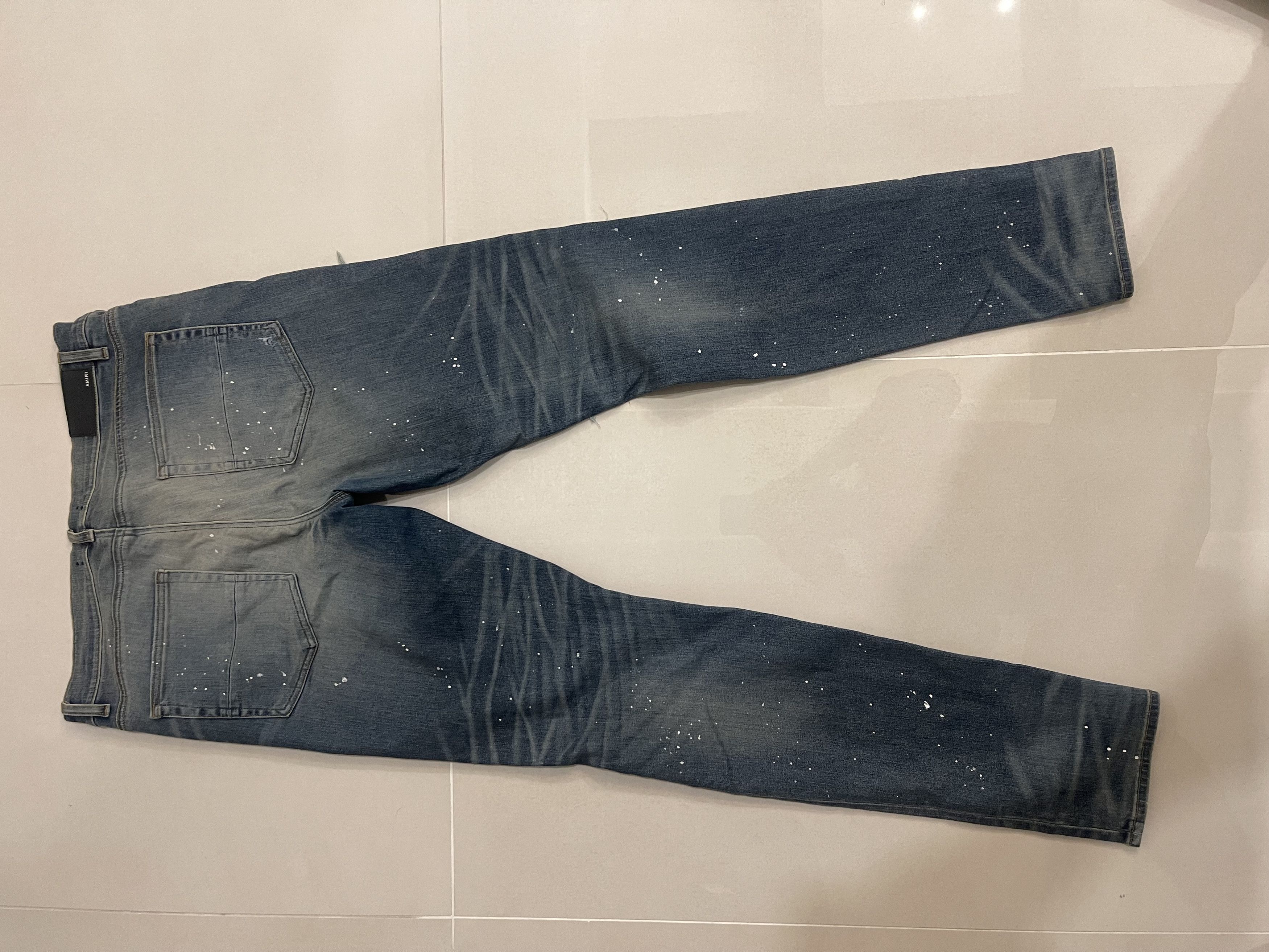 Amiri Amiri indigo art patch painted jeans Size US 38 / EU 54 - 10 Thumbnail