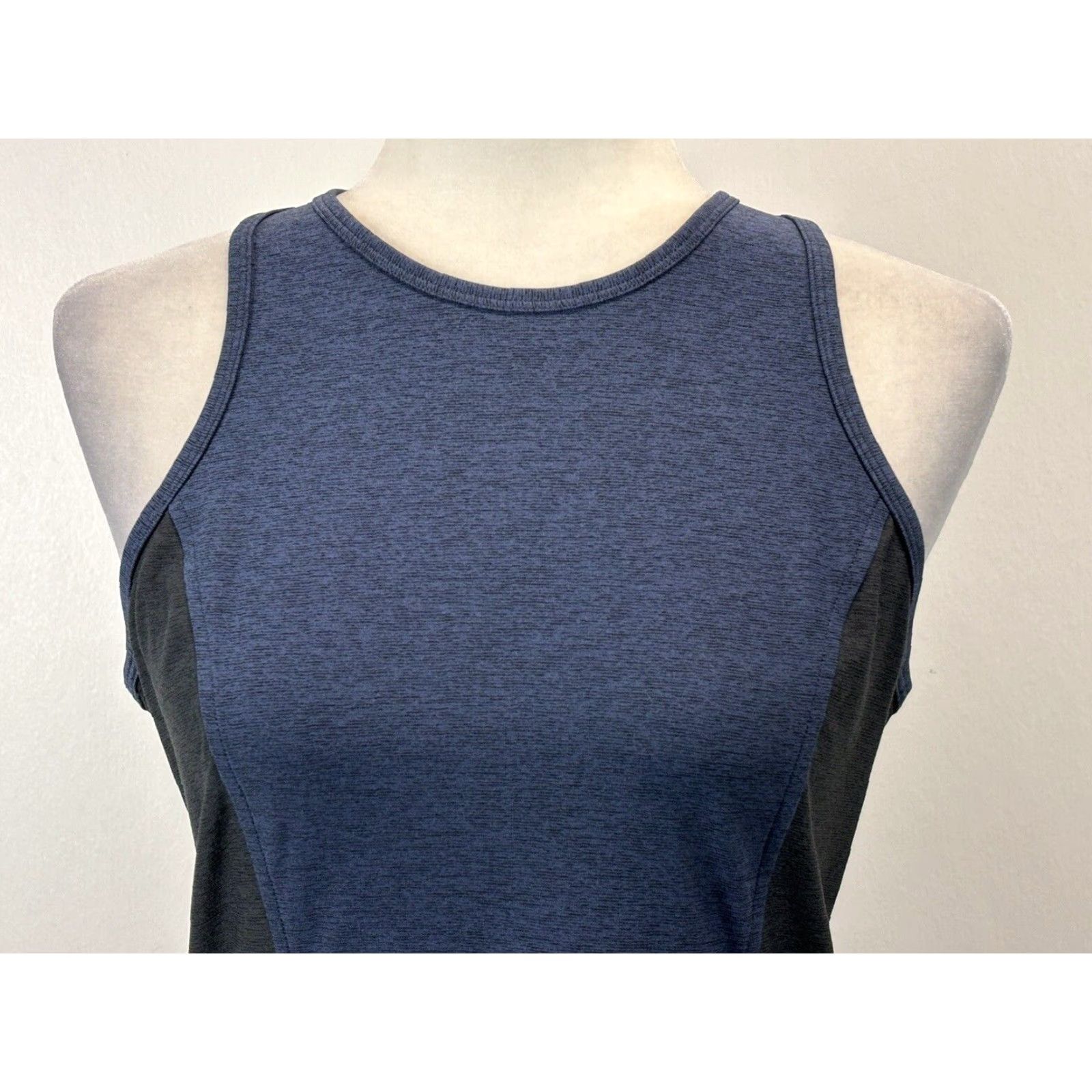 Outdoor Voices Outdoor Voices Athena Dress XL Blue Black Sleeveless Racerback Comfort Tank Dress Size XL / US 12-14 / IT 48-50 - 5 Thumbnail
