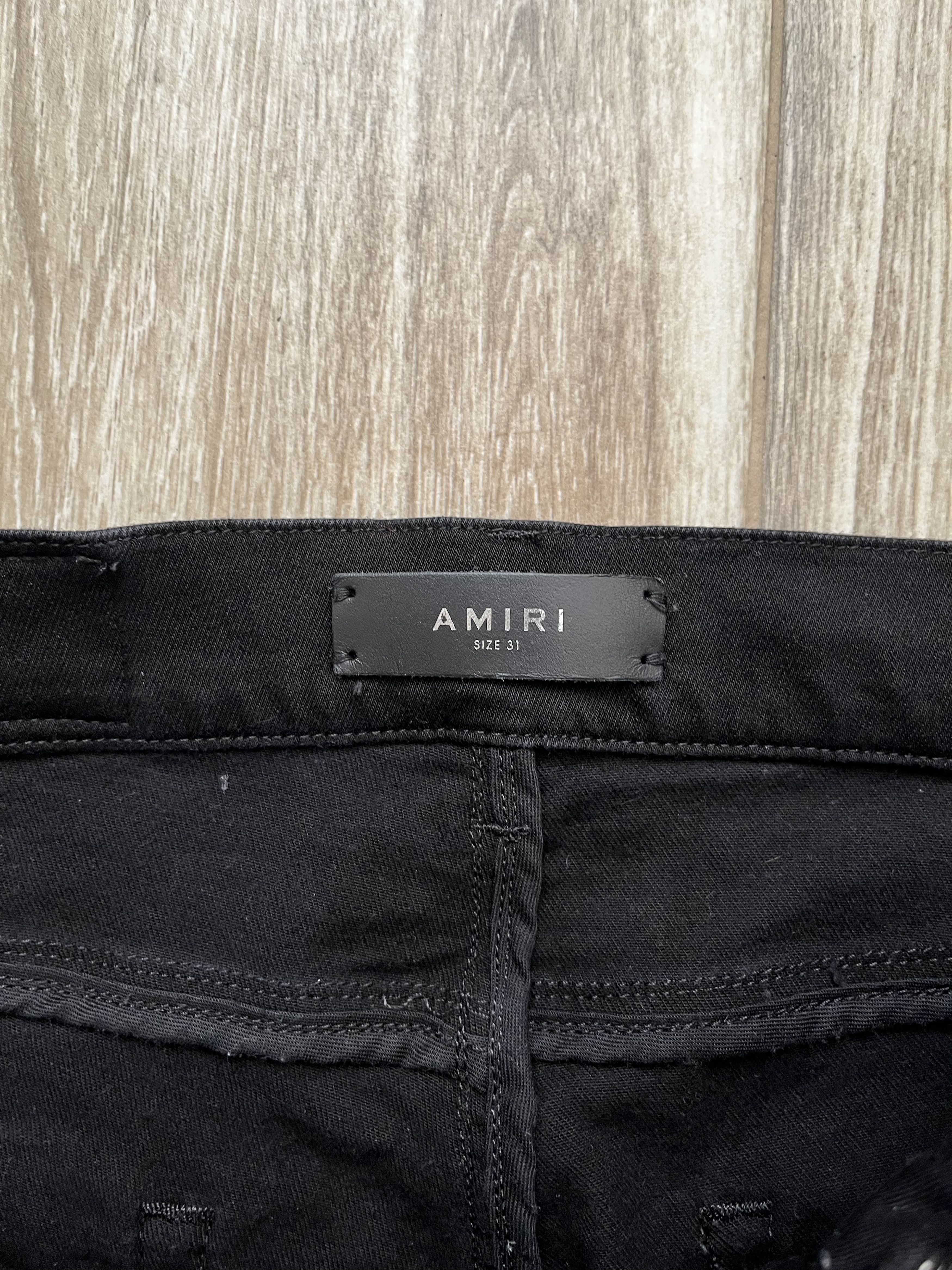 Amiri Amiri checkerboard patchwork jeans Size US 31 - 10 Thumbnail