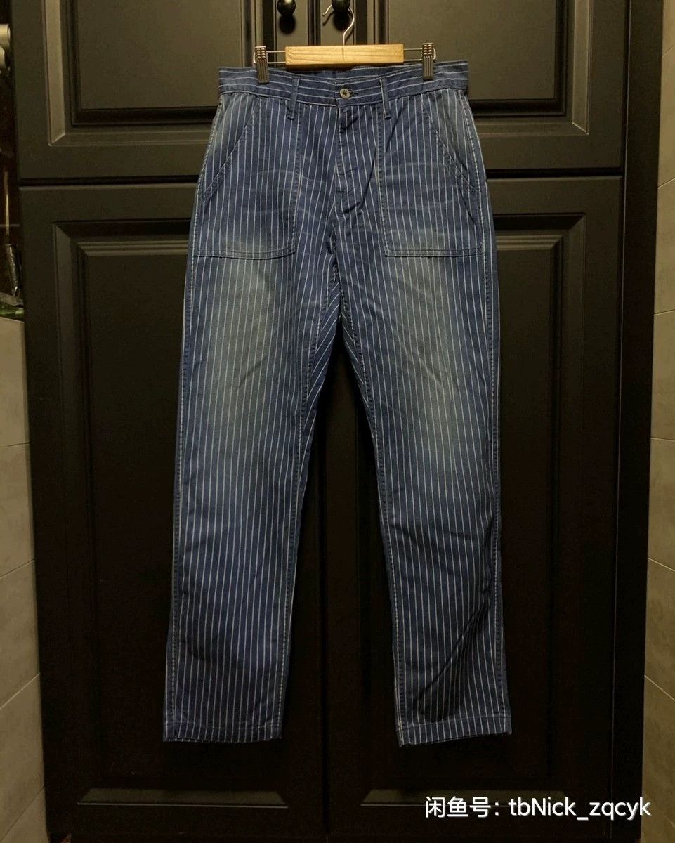 Momotaro Jeans vintage momotaro striped work pants Size US 30 / EU 46 - 1 Thumbnail