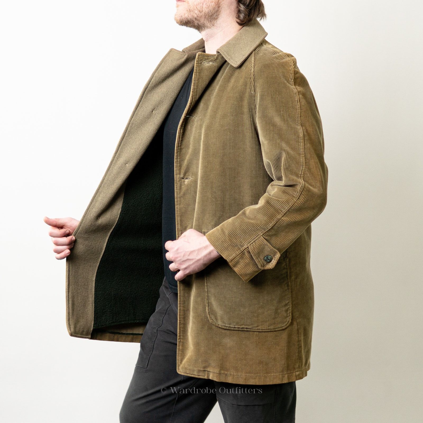 Vintage Vintage 1960's Cresco Corduroy Sherpa Lined Collared Coat Size US M / EU 48-50 / 2 - 9 Thumbnail