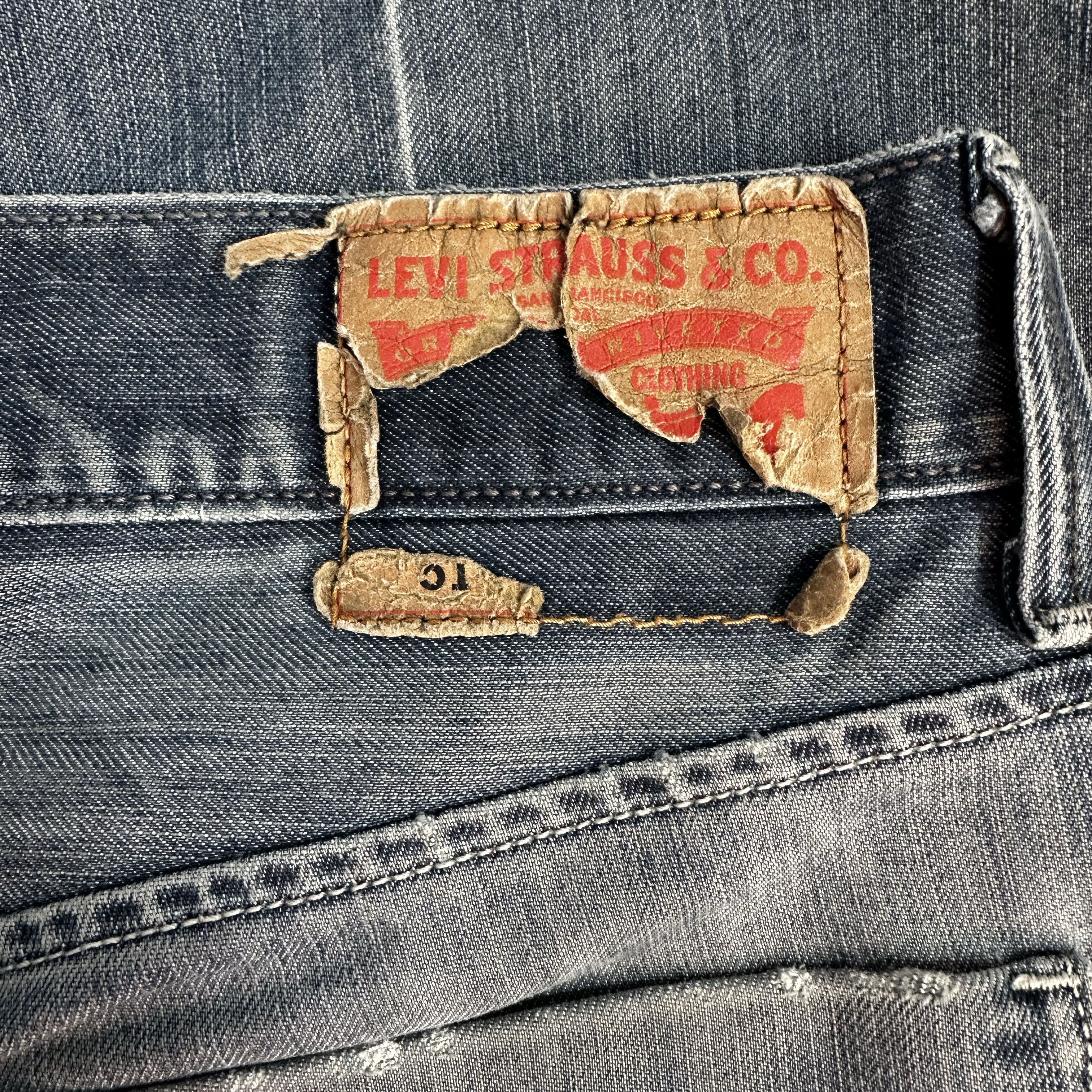 Levi's × Levi's Vintage Clothing Levis 514 straight jeans cropped distressed denim Size US 33 - 5 Thumbnail