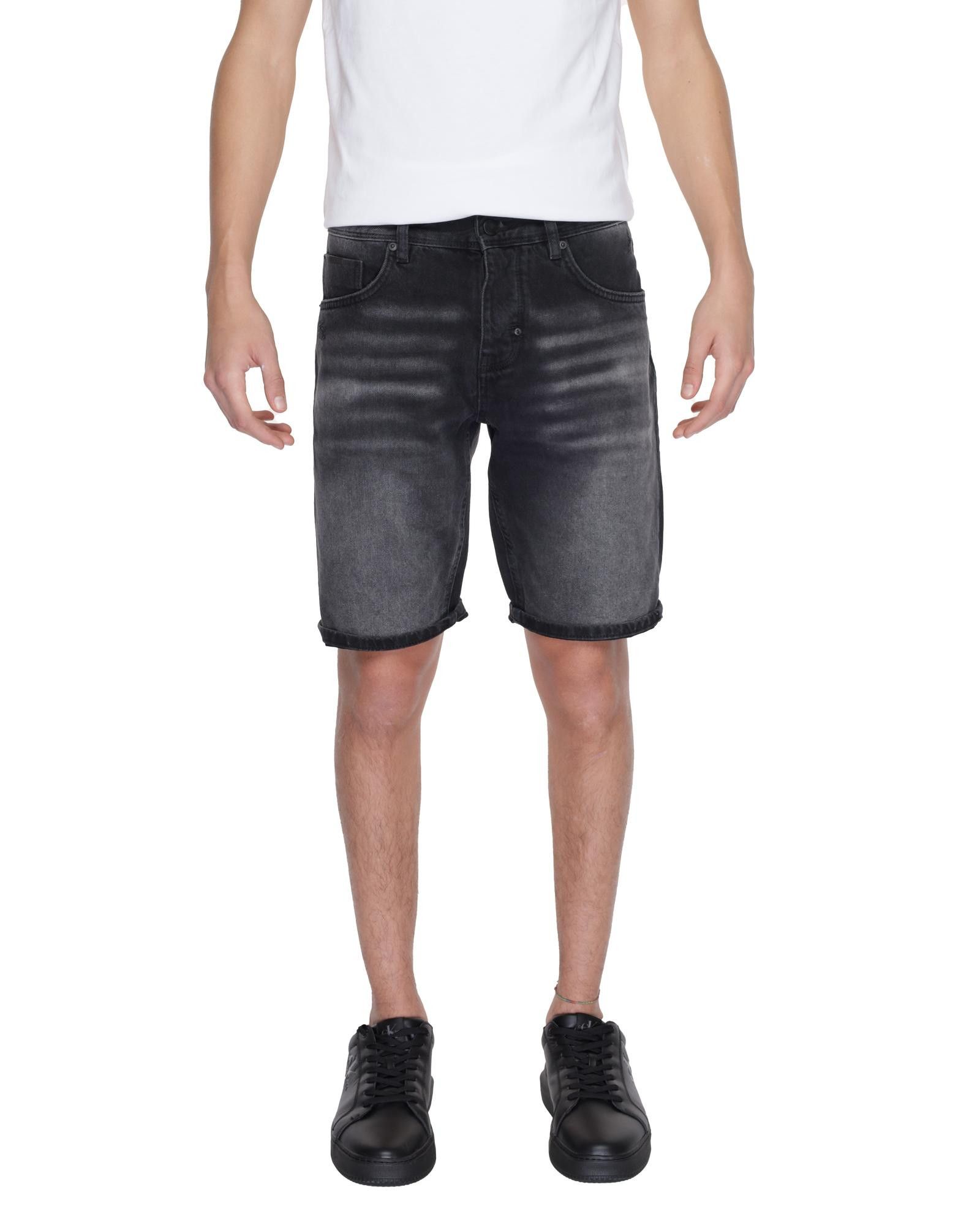 image of Antony Morato Cotton Shorts With Pockets in Black, Men's (Size 32)
