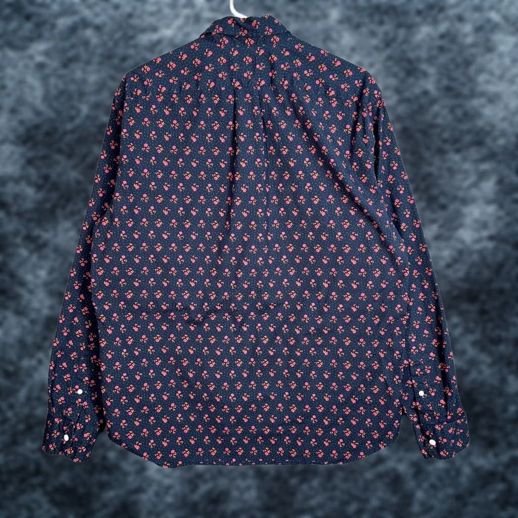 J.Crew J.CREW Mens Large Slim Fit Secret Wash Stretch Floral Button-Down Shirt Size US L / EU 52-54 / 3 - 1 Thumbnail