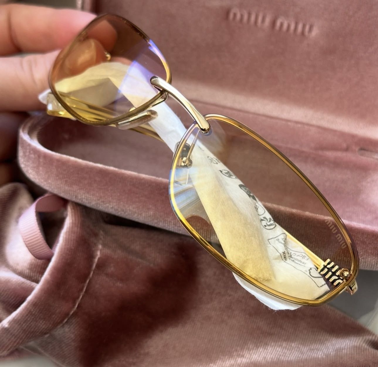 Miu Miu NEW Miu Miu sunglasses Miu Miu MU A50S 5AK-7R1 Size ONE SIZE - 2 Thumbnail