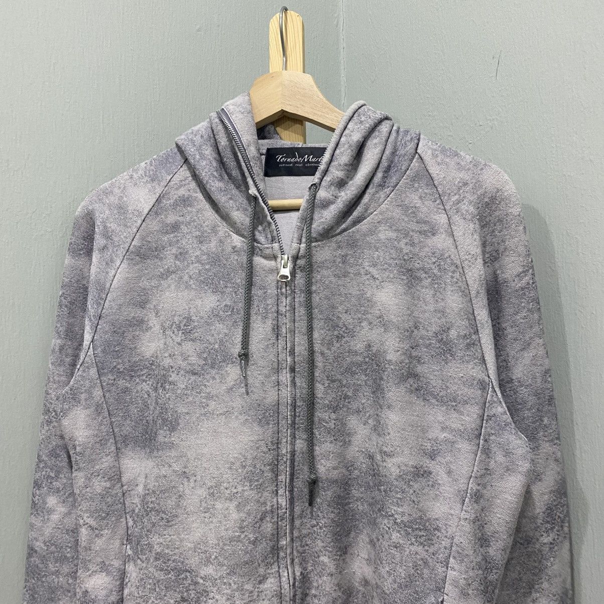 Tornado Mart Tornado Mart Archive Acid Wash FullZip Balaclava Mask Hoodie Size US M / EU 48-50 / 2 - 4 Thumbnail